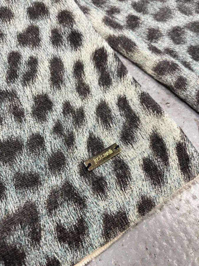 Just Cavalli AW2014 Cavalli Green Leopard Cardigan Size XS / US 0-2 / IT 36-38 - 7 Thumbnail