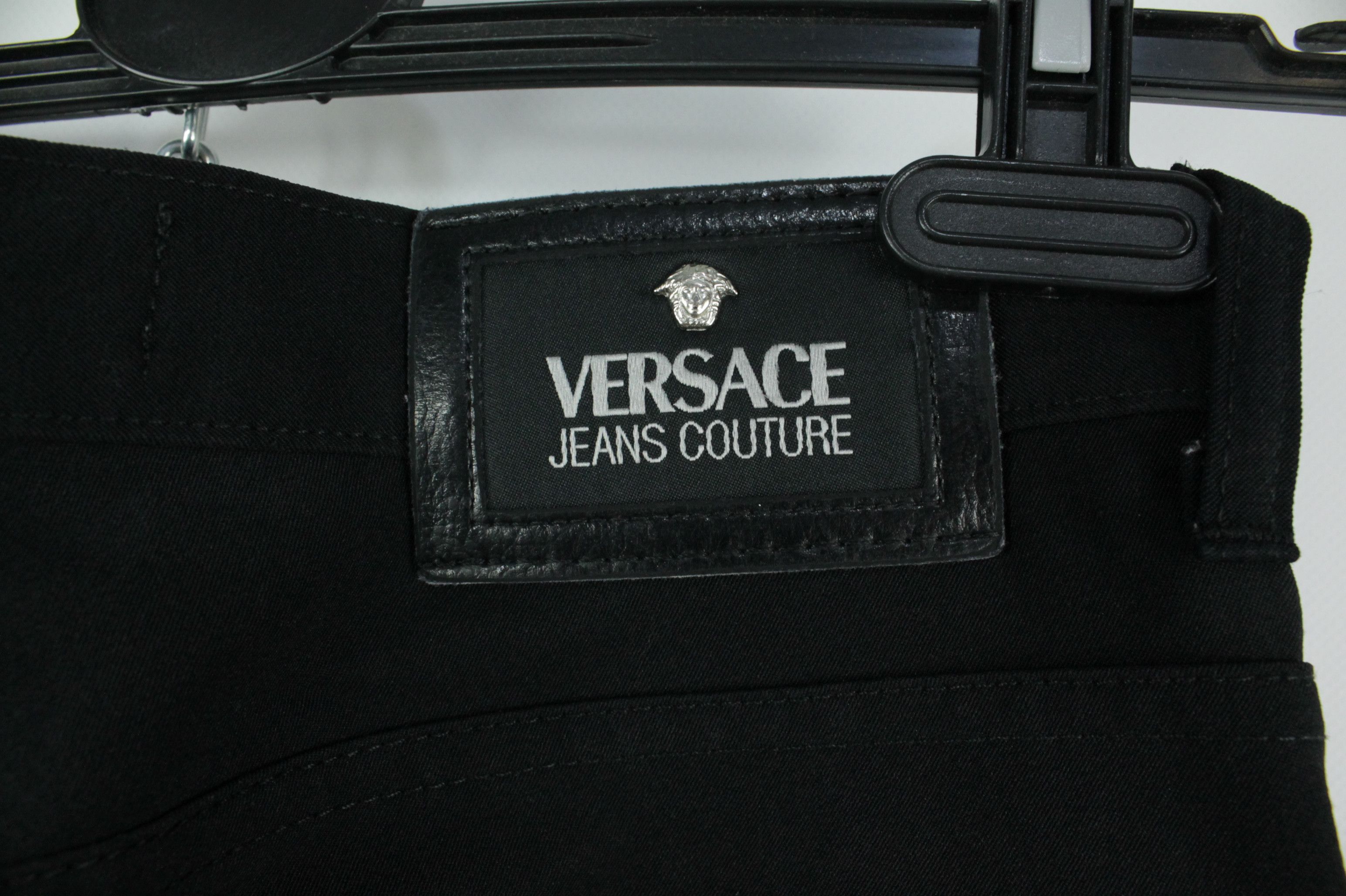 Versace Versace Jeans Couture Black Stretch Nylon Trousers Pants Size US 32 / EU 48 - 8 Thumbnail