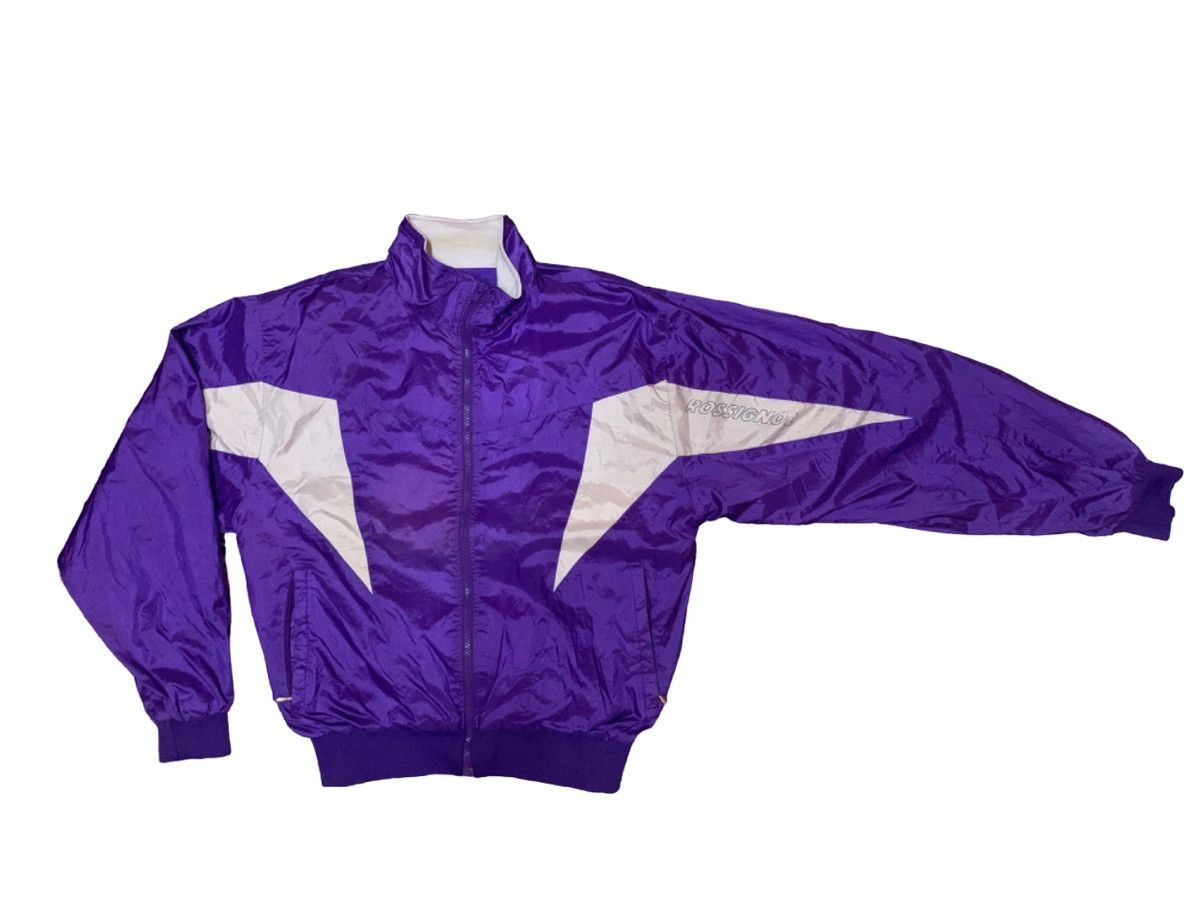 image of Gear For Sports x Racing 90's Rossignol Racing Motorsport Windbreaker in Purple, Men's (Size Large)