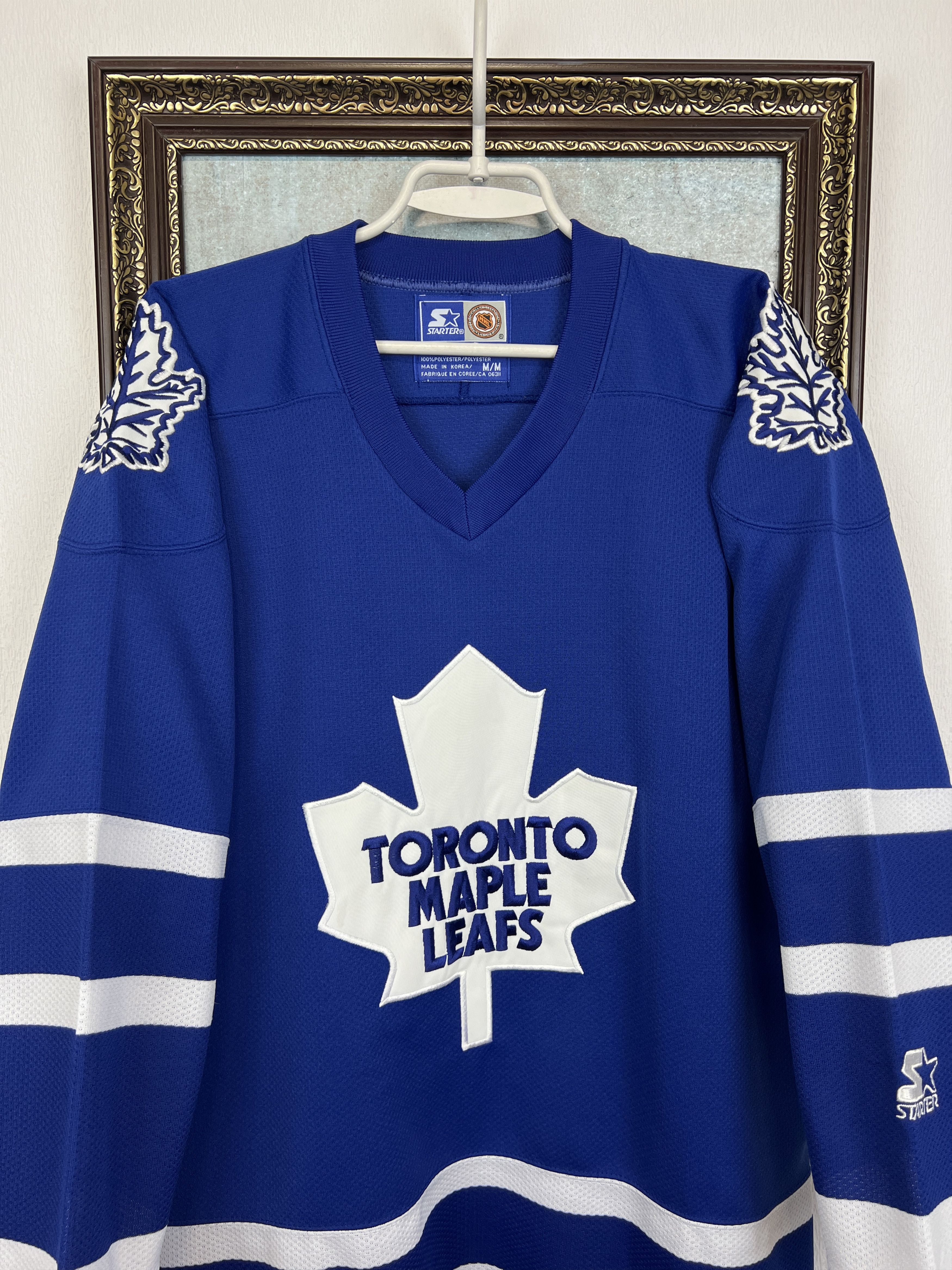 Starter Vintage 90's Toronto Maple Leafs Long Sleeve Jersey Trikot Size US M / EU 48-50 / 2 - 2 Thumbnail