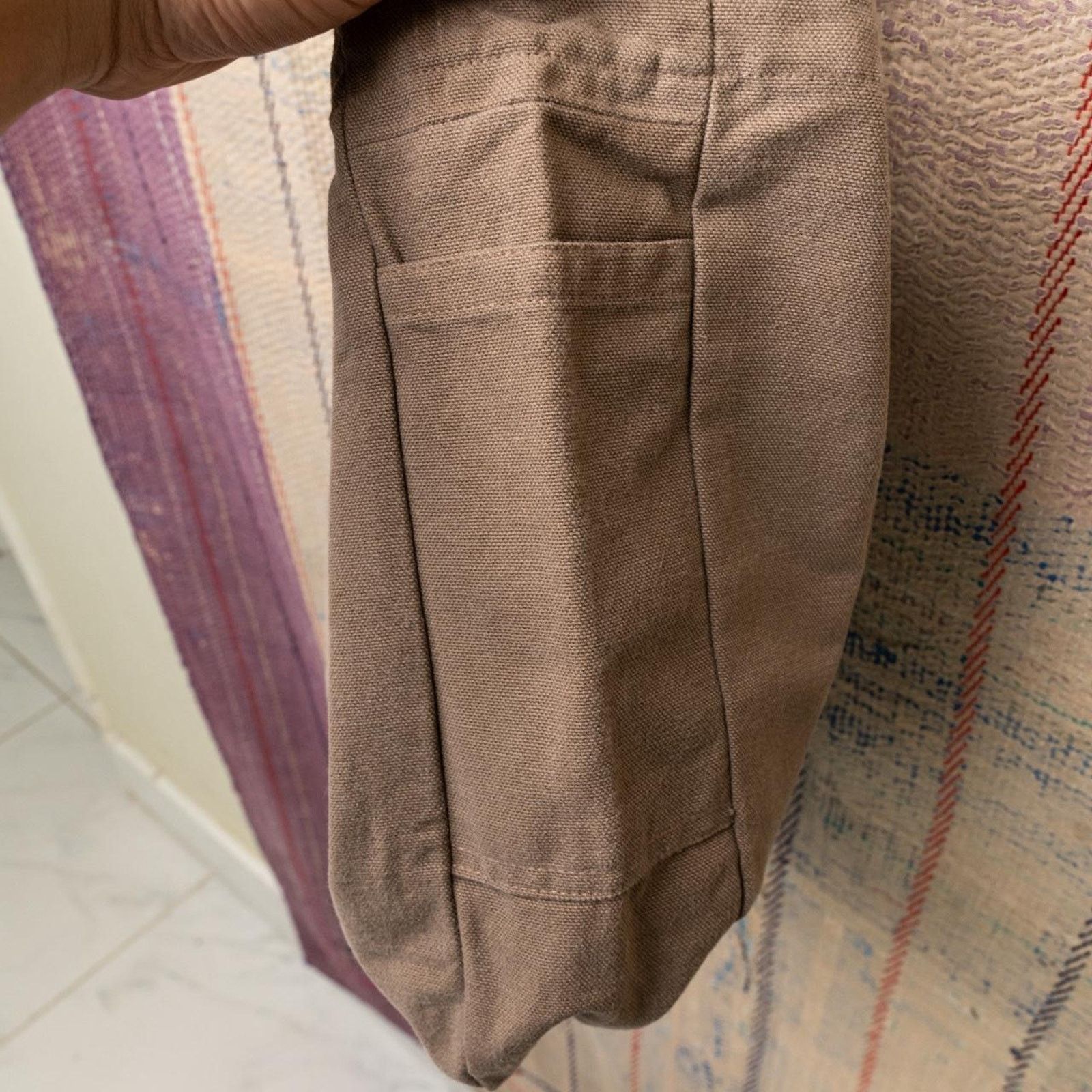 Carhartt Brown upcycled carhartt tote bag Size ONE SIZE - 5 Thumbnail