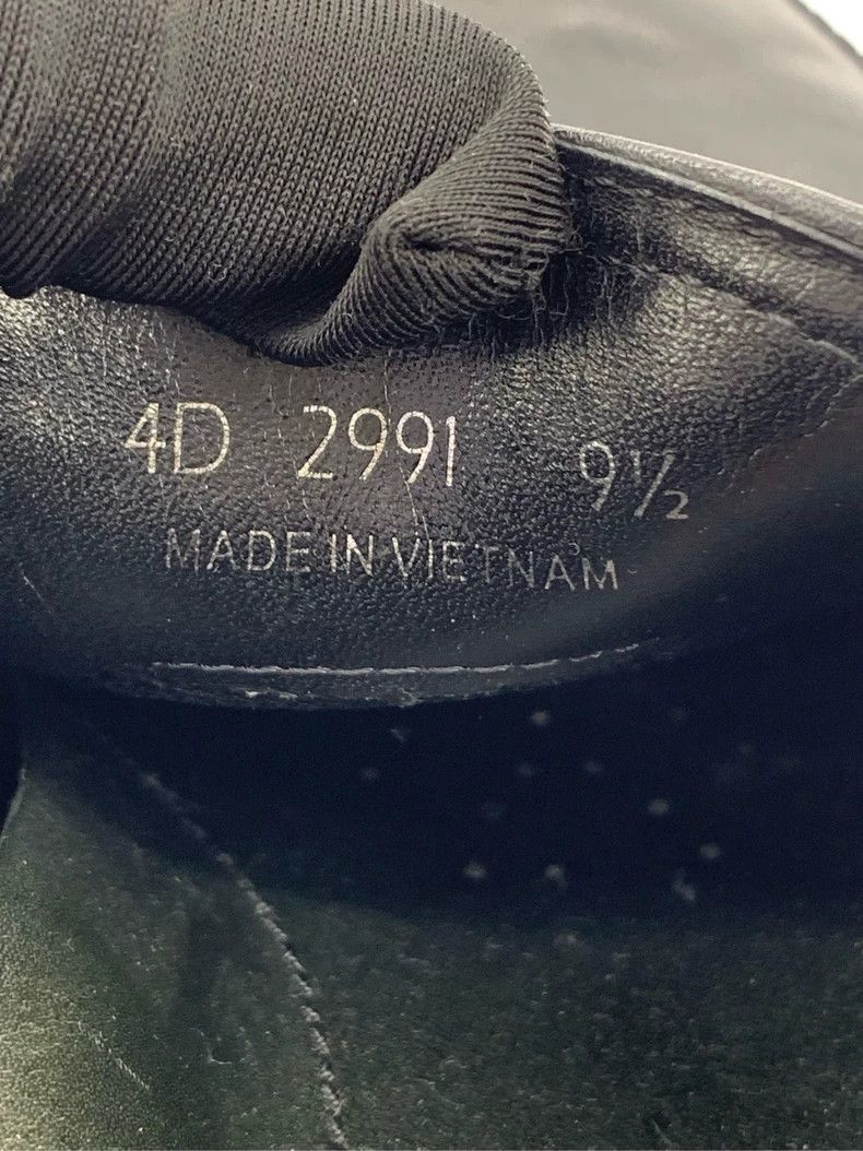 Prada Prada Size 43.5 Logo letter black leather one-foot casual l Size US 10.5 / EU 43-44 - 6 Thumbnail