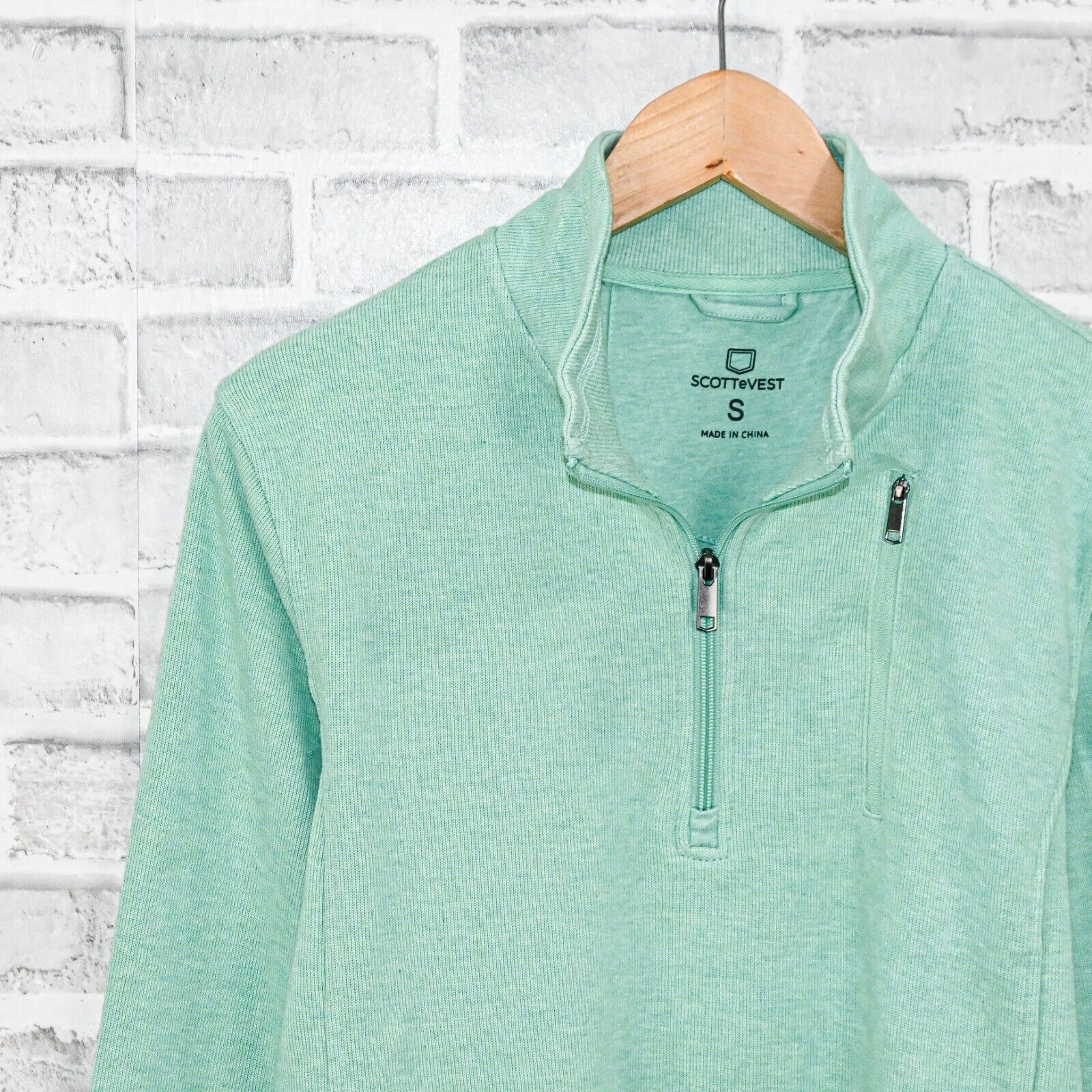 SCOTTeVEST SCOTTeVEST Weekender 2 Pocket 1/4 zip pullover sweater S Size S / US 4 / IT 40 - 4 Thumbnail