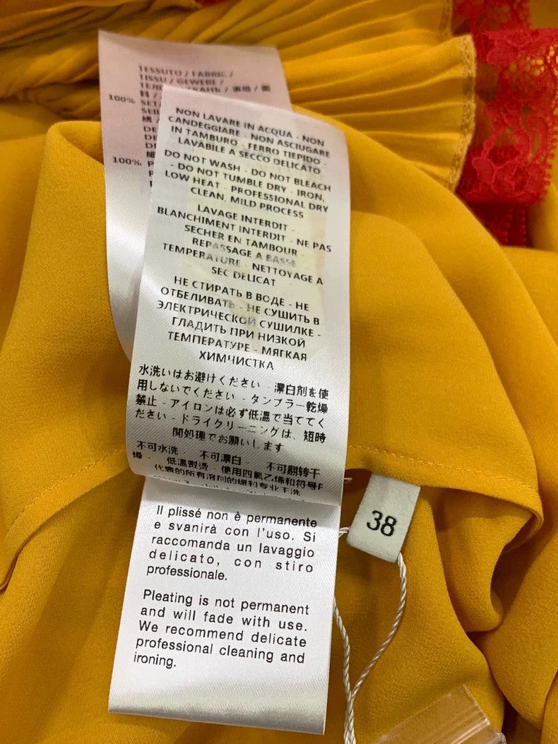 Gucci Gucci Yellow and red silk shirt Size XS / US 0-2 / IT 36-38 - 7 Thumbnail