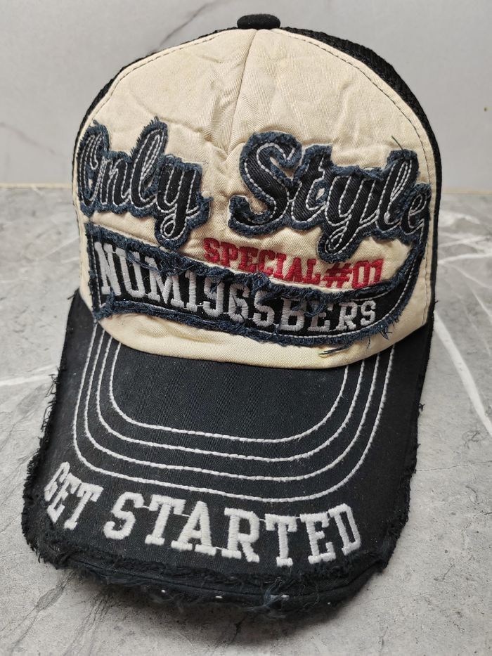 Vintage Vintage Only Style Distressed Style Trucker Cap Hat Size ONE SIZE - 1 Thumbnail