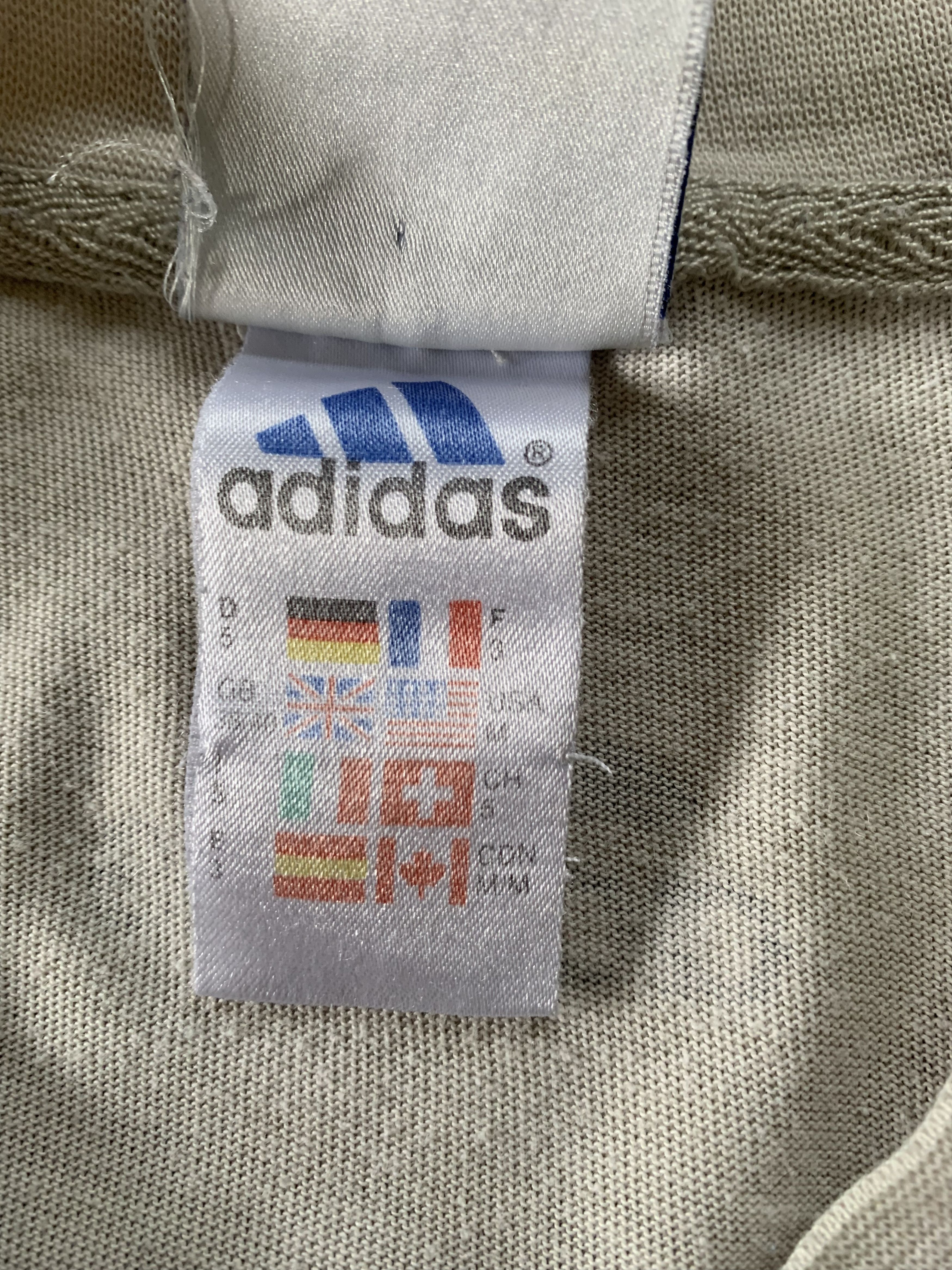 Adidas × Vintage Vintage Adidas Centr Logo Stripe T Shirt Size US M / EU 48-50 / 2 - 8 Thumbnail