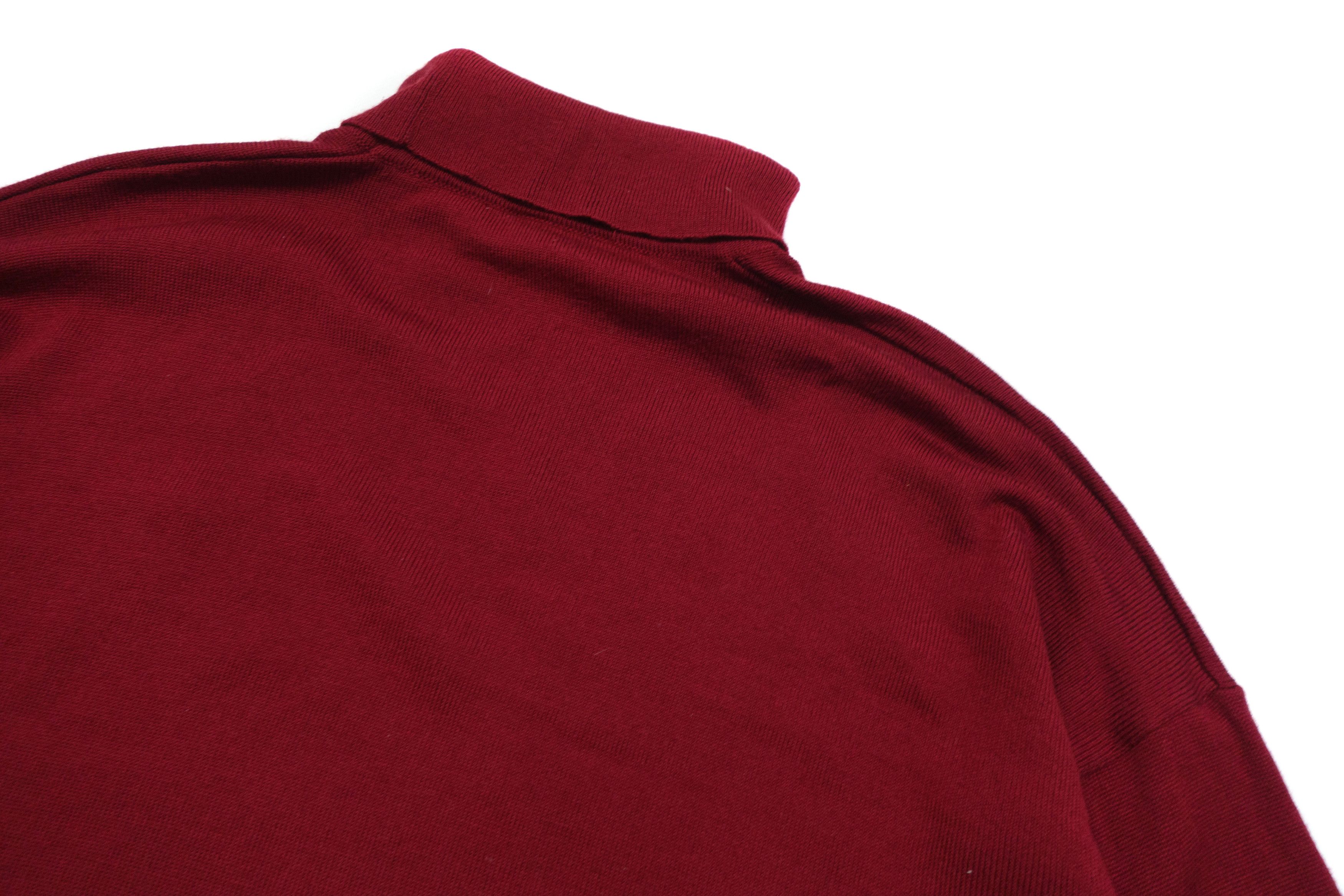 Lacoste 80s Wool Roll Neck Logo Vintage Sweater Made in France Size US XL / EU 56 / 4 - 4 Thumbnail