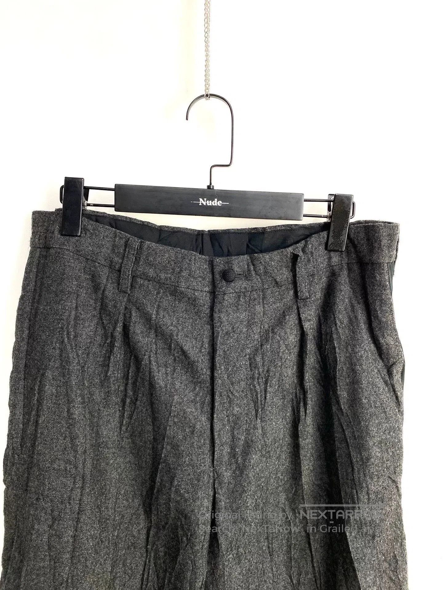 Yohji Yamamoto y's by yohji yamamoto gray wool trousers. Size US 34 / EU 50 - 2 Thumbnail