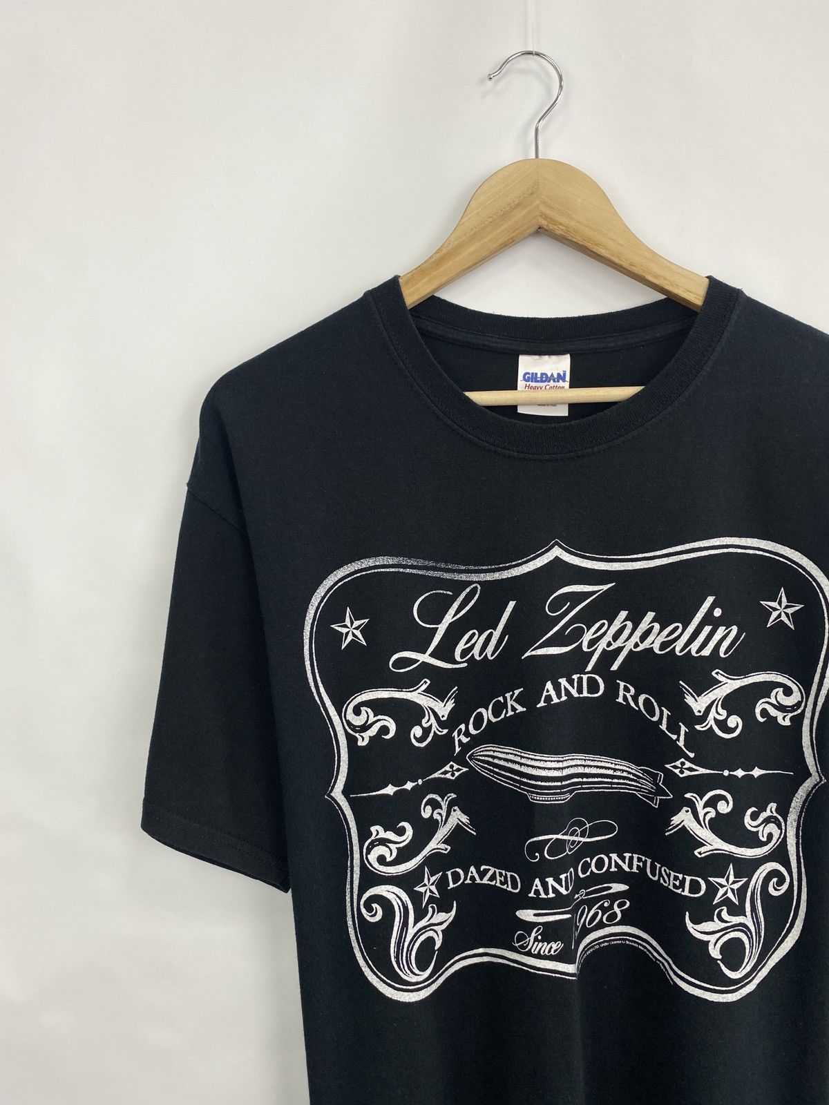 Led Zeppelin 🇬🇧 Vintage Led Zeppelin 1968 Concert T-Shirt Reprint 2007 Y2K Size US L / EU 52-54 / 3 - 2 Thumbnail