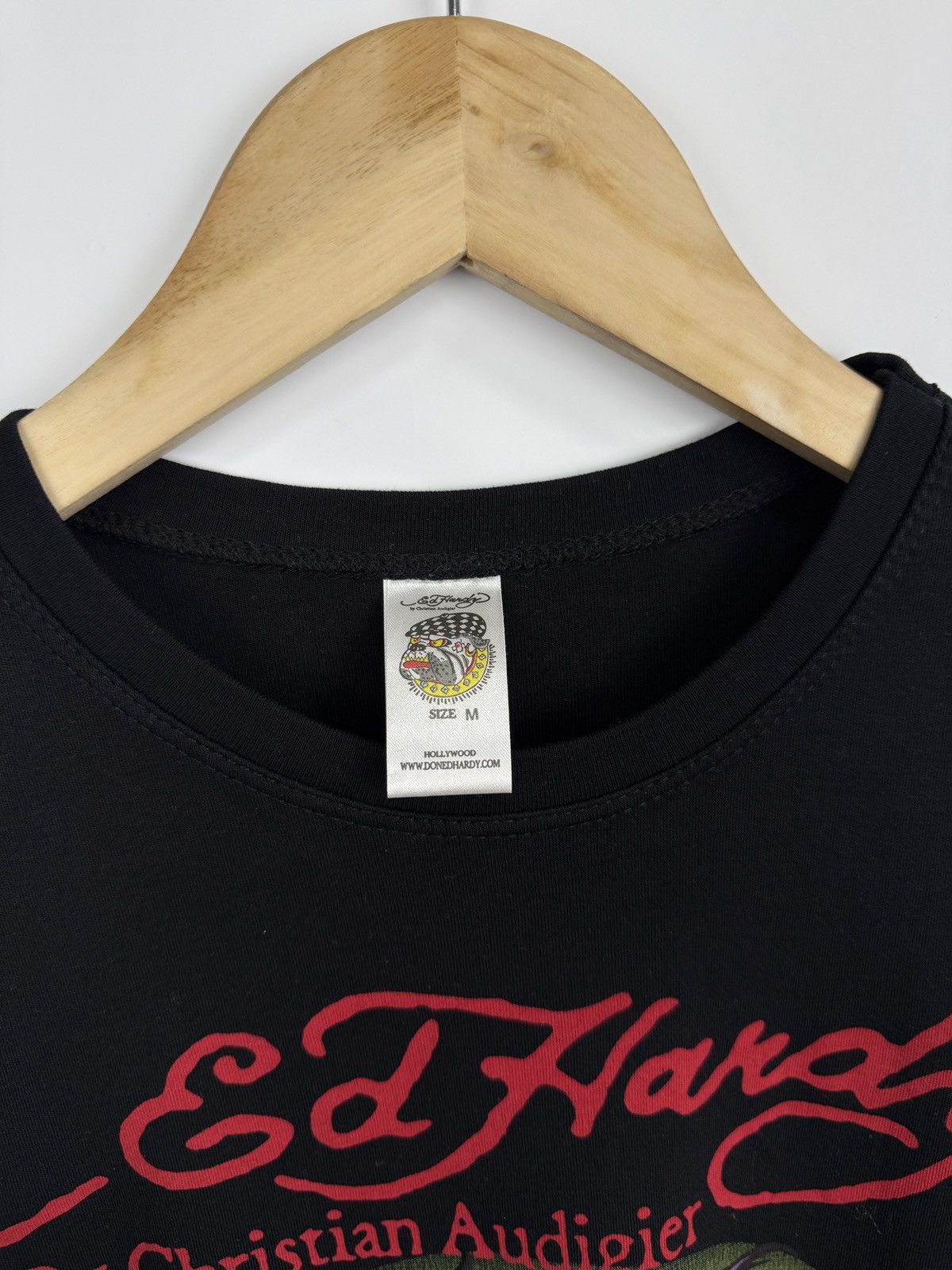 Ed Hardy 🇺🇸💀 Vintage Ed Hardy Flower Skull Christian Audigier T-Shirt Size US M / EU 48-50 / 2 - 6 Thumbnail