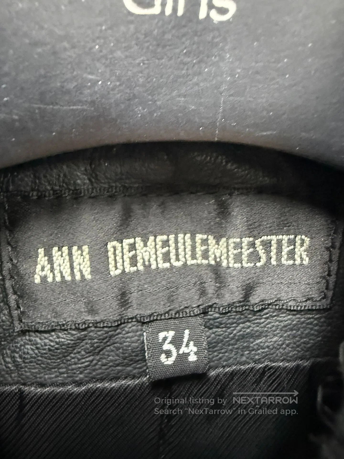 Ann Demeulemeester Ann Demeulemeester Leather Jacket. Size XXS / US 00 / IT 34 - 7 Thumbnail
