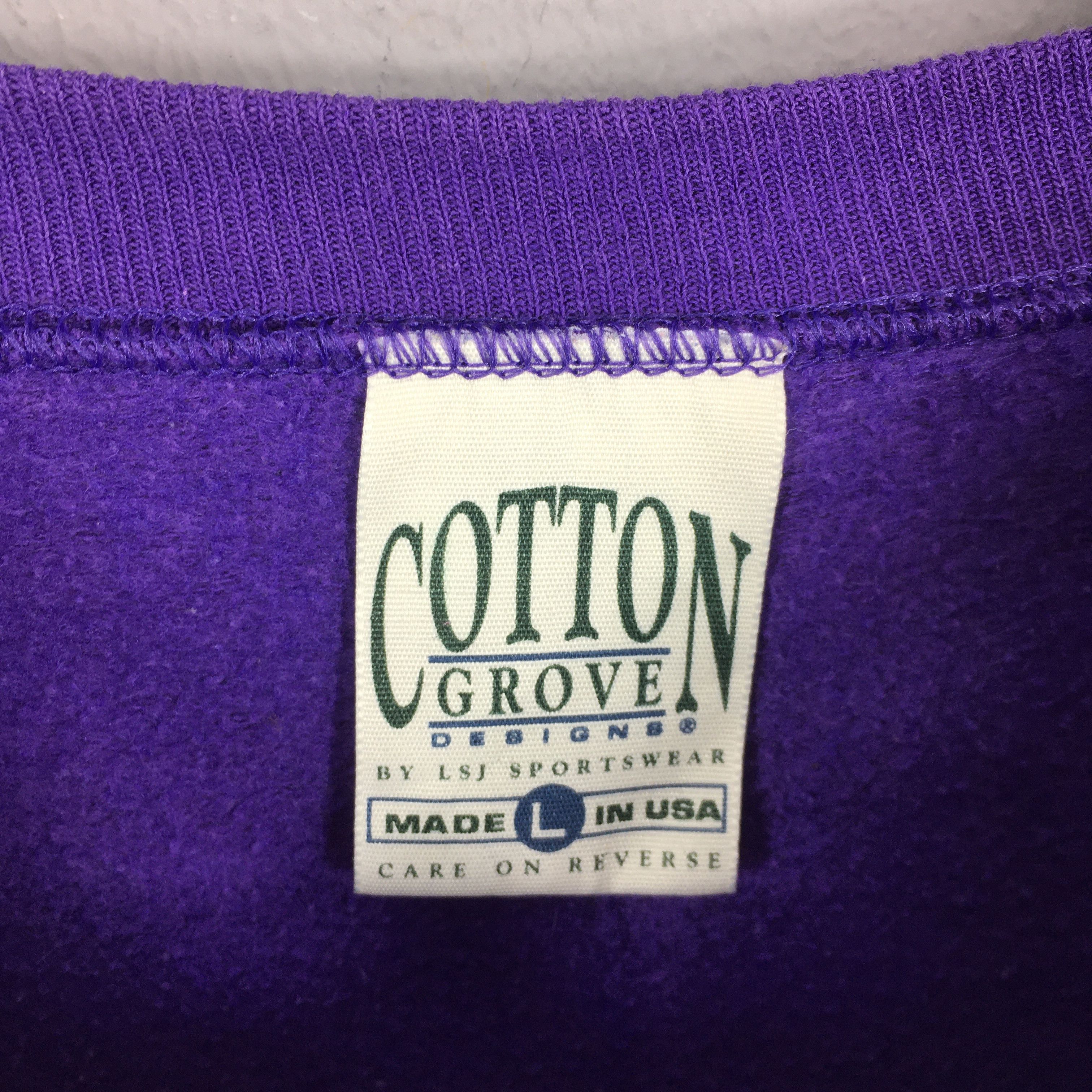 Habitat × Vintage Vintage 90s Whitetail Deer Animal Purple Sweatshirt Large Size US L / EU 52-54 / 3 - 5 Thumbnail
