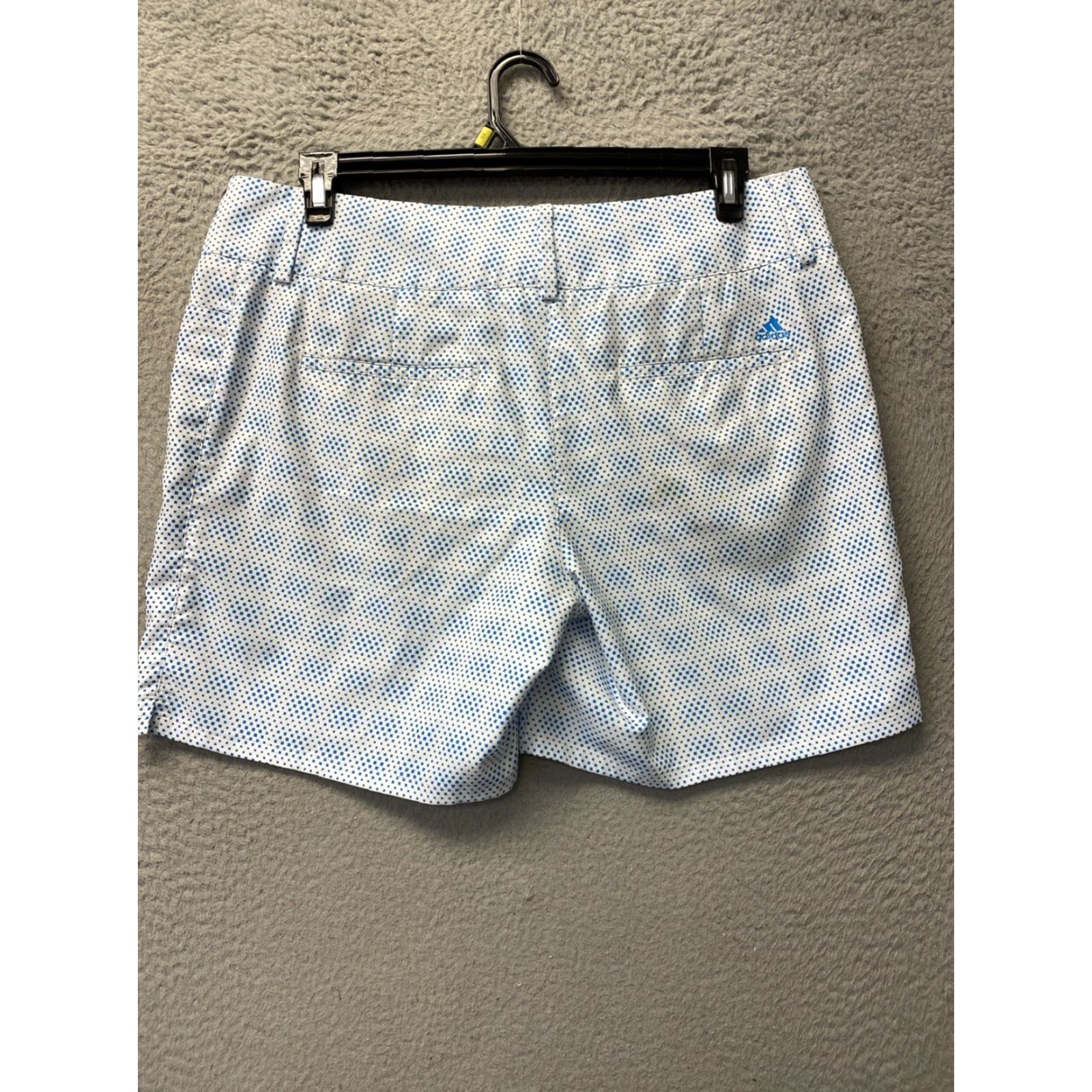 Adidas Adidas Golf Shorts Women's Size 14 White Turquoise /132-39 Geometric Activewear Regular Athletic Training Golf Size 36" / US 14 / IT 50 - 6 Thumbnail