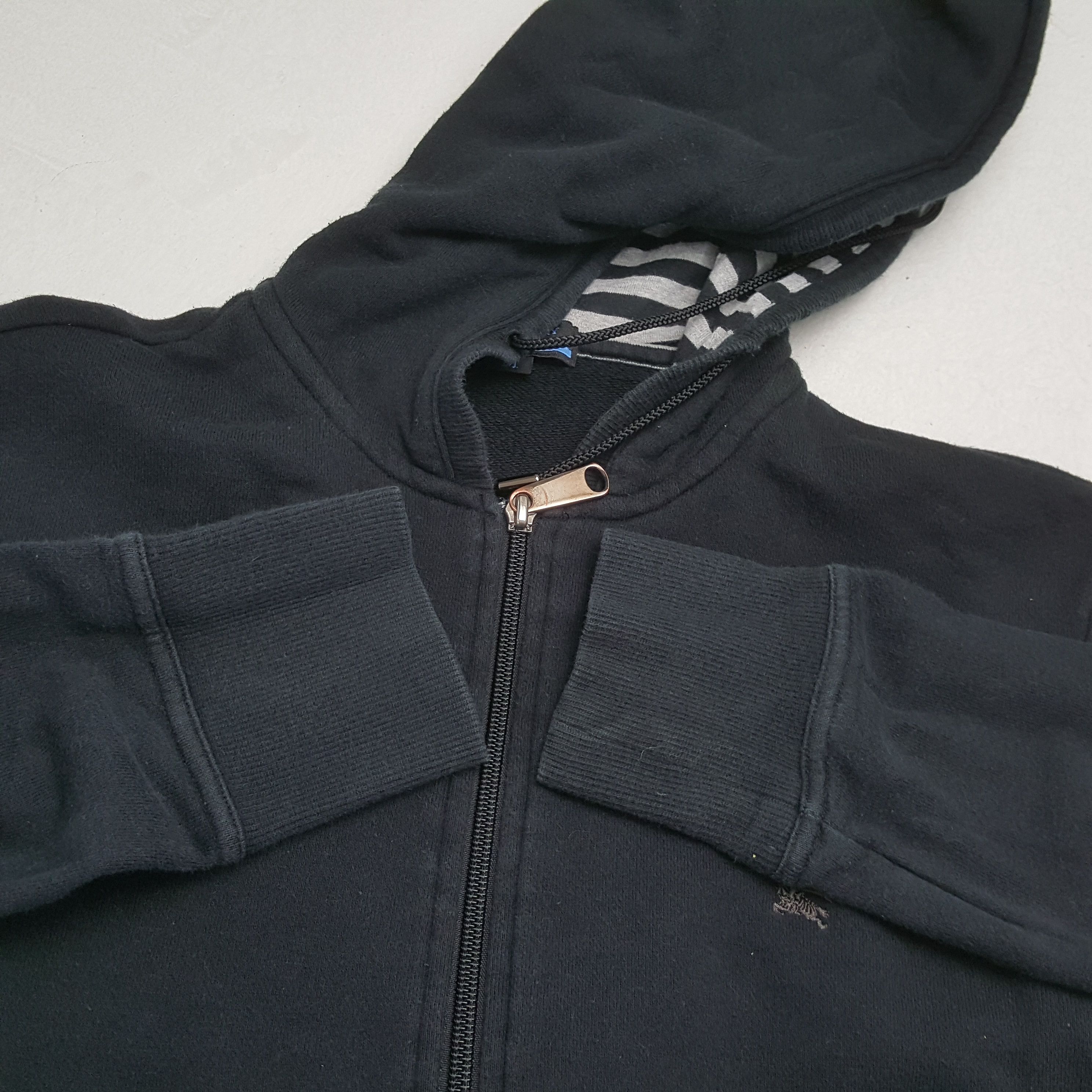 Burberry × Vintage BURBERRY LONDON BLUE LABEL Custom Art Zipper Hoodies Size US S / EU 44-46 / 1 - 9 Thumbnail