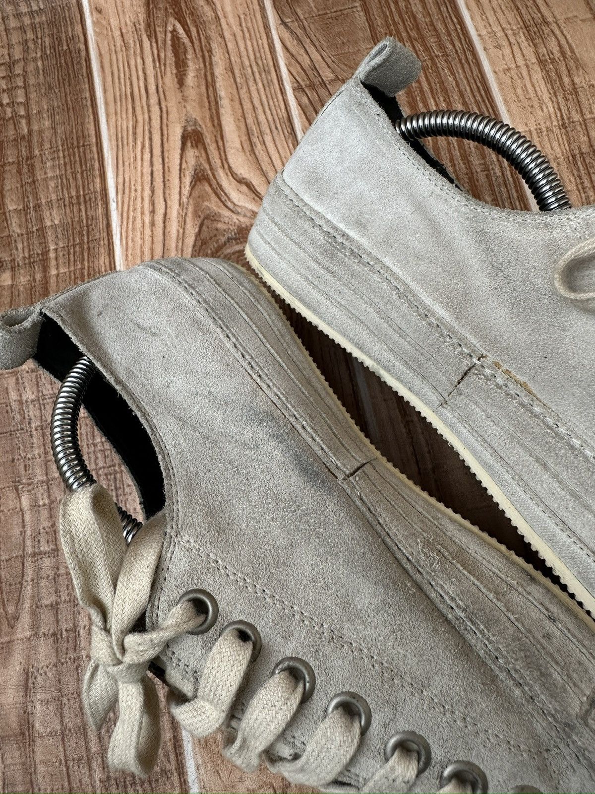 Ann Demeulemeester Ann Demeulemeester Suede Low Top Sneaks Size US 7 / EU 40 - 15 Thumbnail
