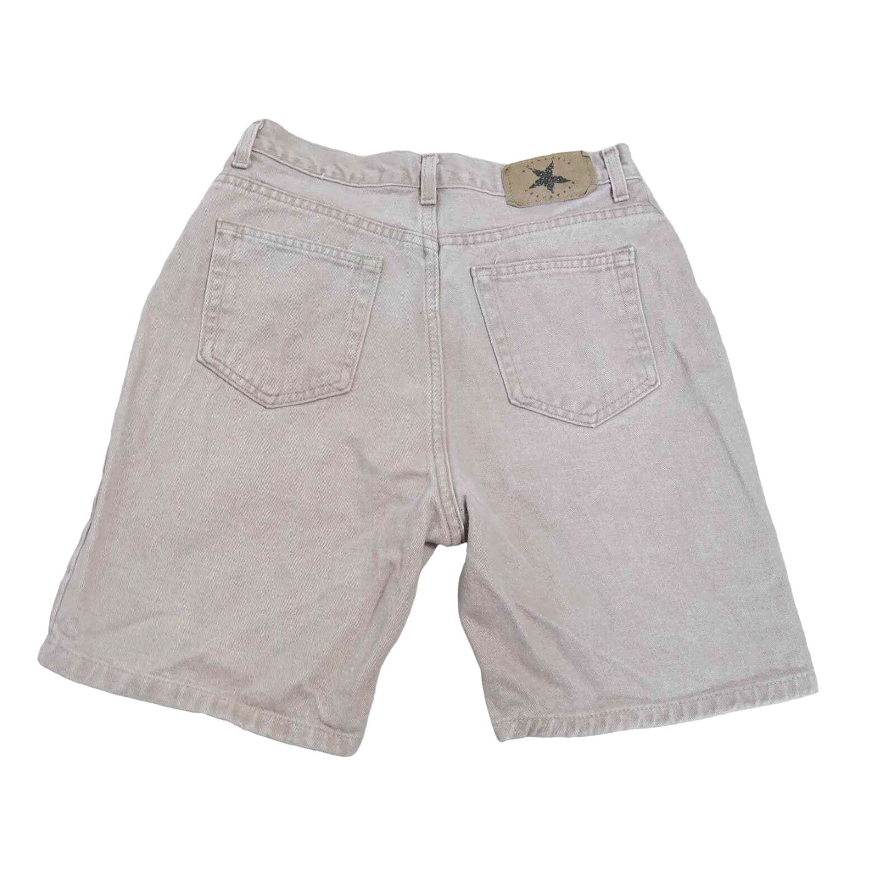 Faded Glory VINTAGE Faded Glory Denim Mom Shorts 90s Tan High Rise 12 Women Mens Casual Grunge 1990s Size 34" / US 12 / IT 48 - 2 Thumbnail