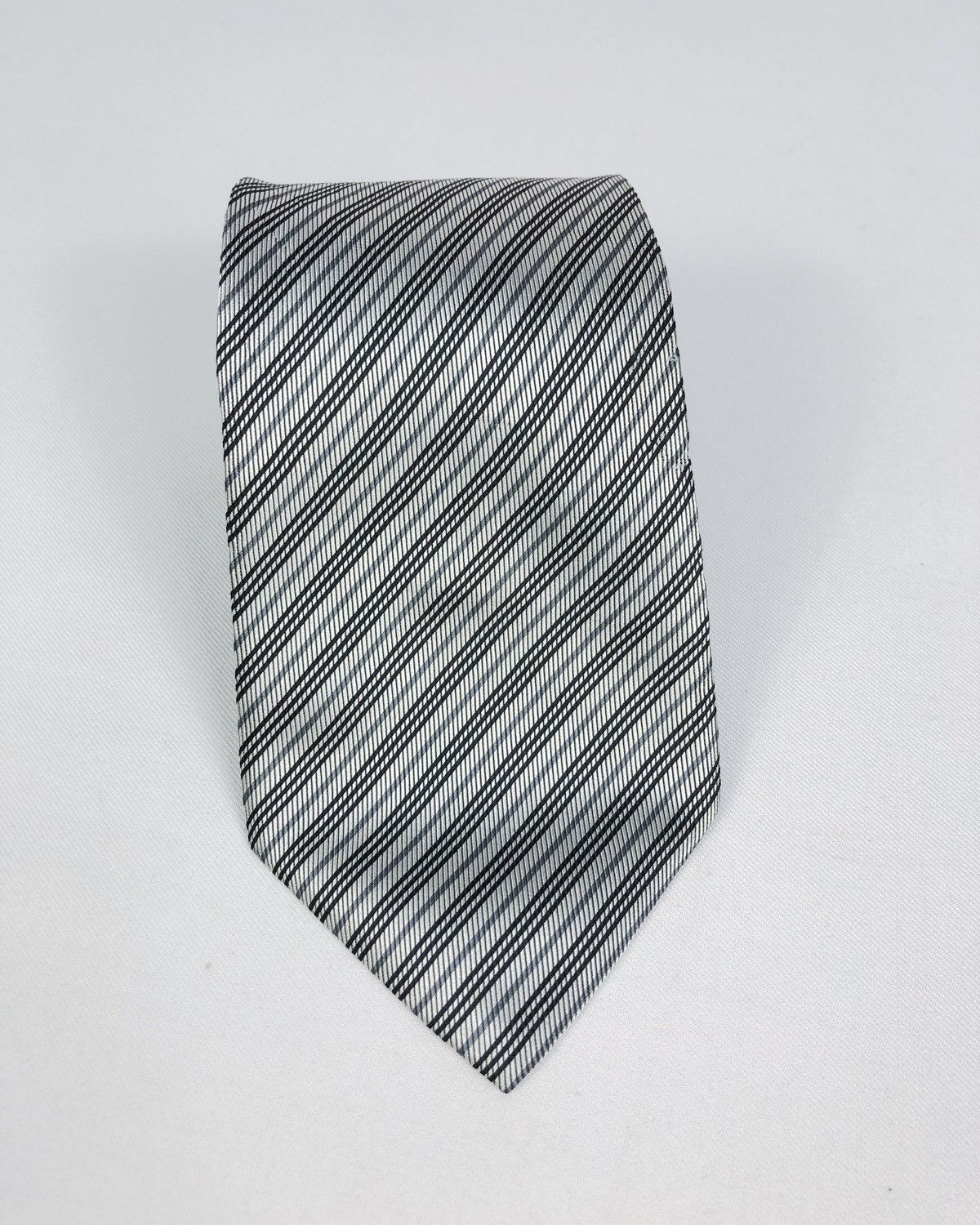 Christian Dior Monsieur Rare Vintage Christian Dior Monsieur Stripes Silk Tie Size ONE SIZE - 1 Thumbnail