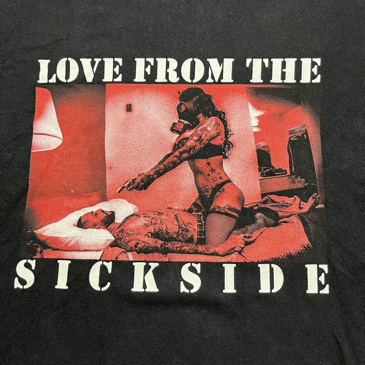Vintage 🔥Love From Sickside Naked Girl Shoot Man Tees Size US XXL / EU 58 / 5 - 3 Thumbnail