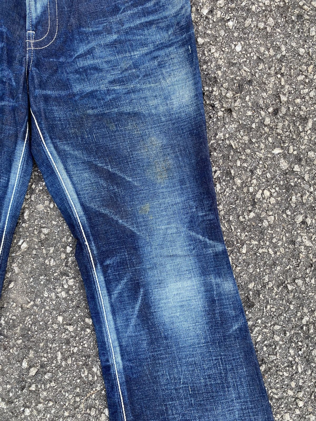 If Six Was Nine × Japanese Brand × Tornado Mart Delay By Ufin & Sons Blue Washed Flare Denim Size US 32 / EU 48 - 7 Thumbnail