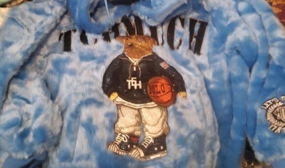 Other BLUE FAUXFUZZY HOODIE NWT SIZE L. Size L / US 10 / IT 46 - 7 Thumbnail