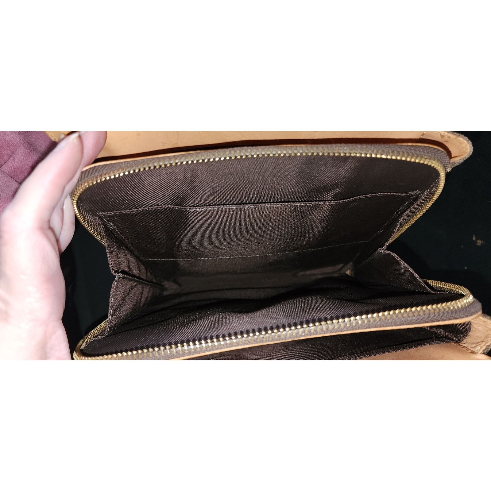 Porter EL PORTAL Shoulder Bag Medium Purse Leather Trim and Strap Size ONE SIZE - 3 Thumbnail