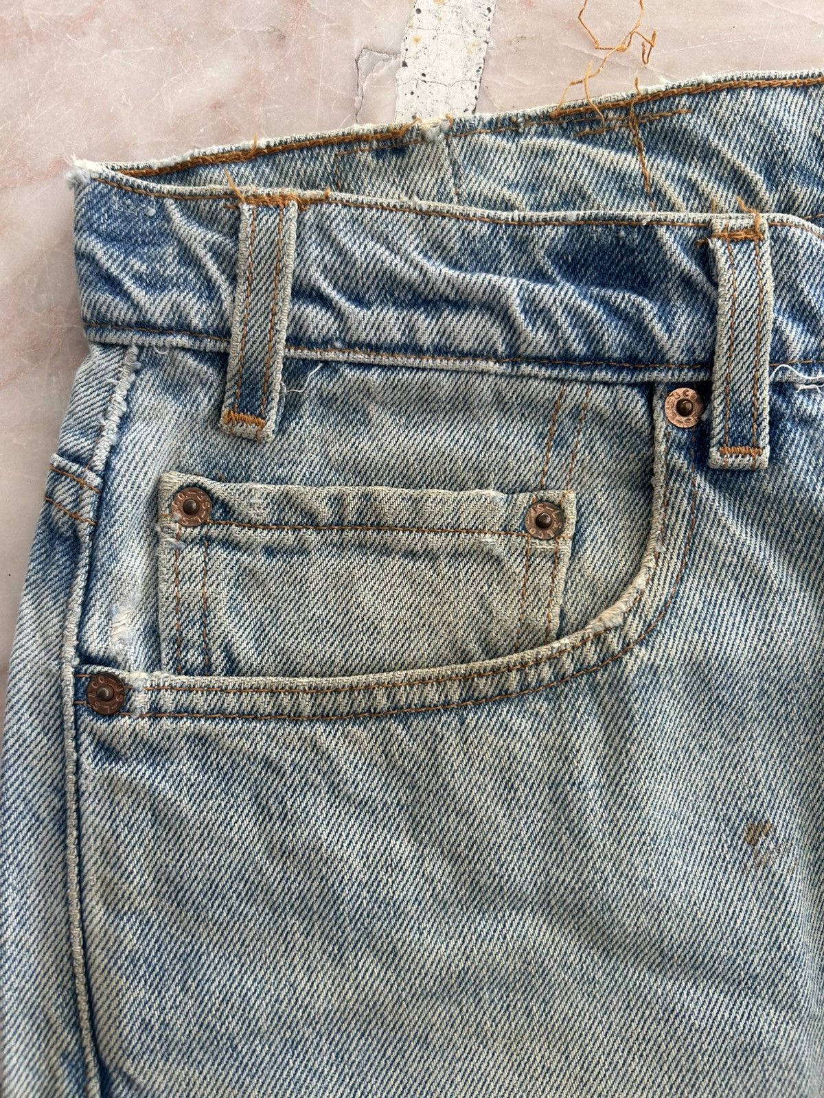 Levi's Levis 505 Vintage Ripped Jeans Size US 31 - 5 Thumbnail