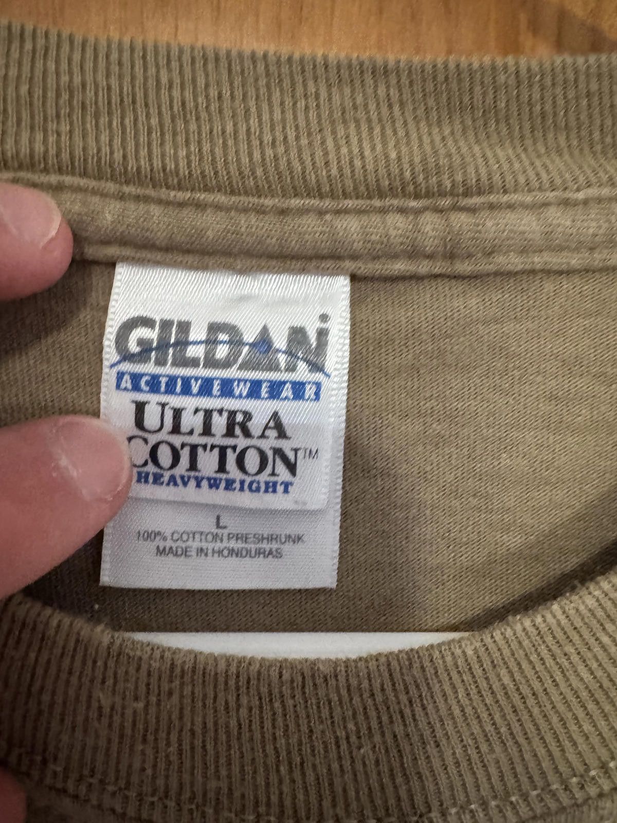 Gildan Gildan Ultra Cotton Heavyweight Men's Long Sleeve Shirt Size ONE SIZE - 3 Thumbnail