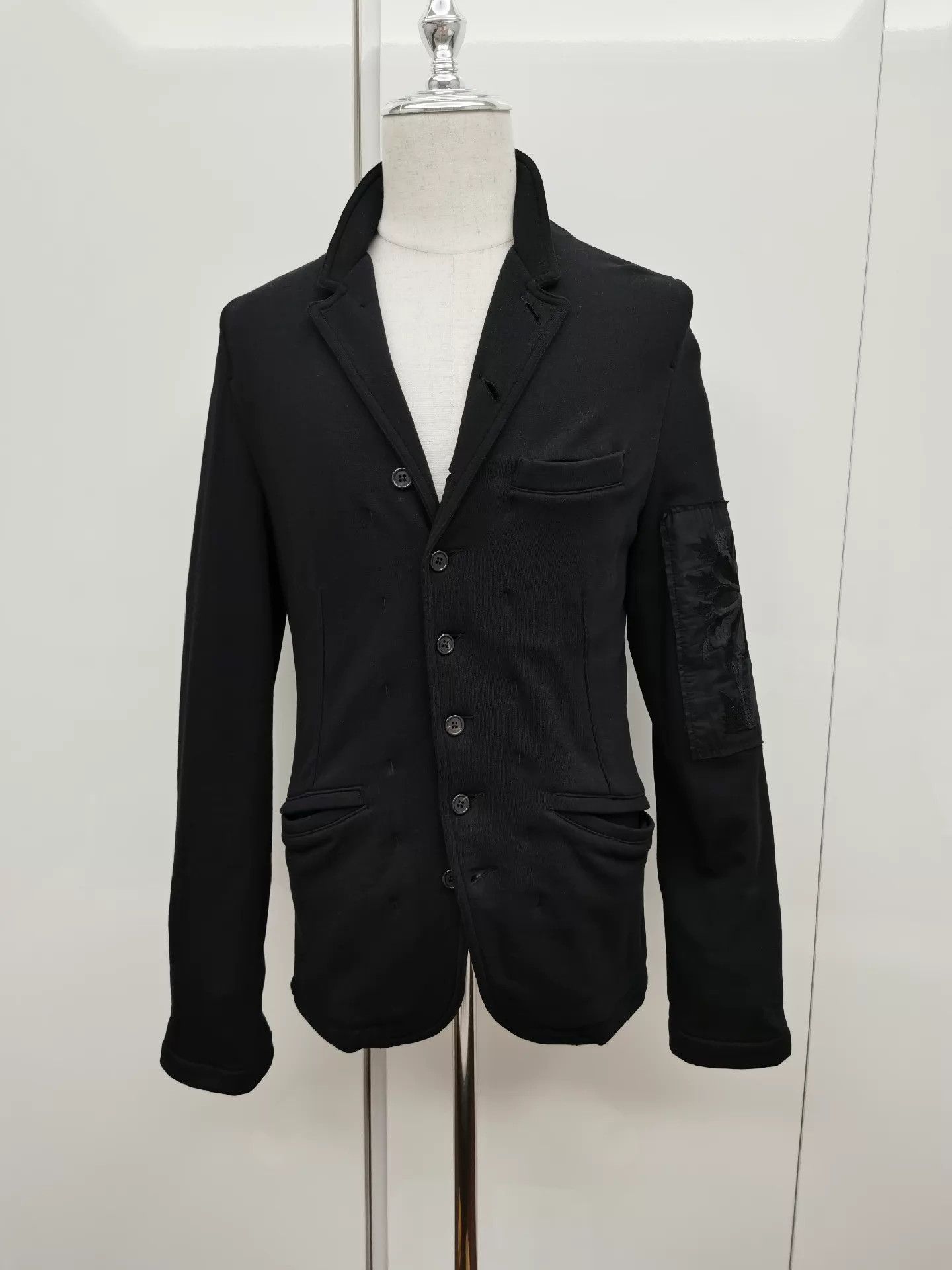 Ann Demeulemeester Ann Demeulemeester SS Blazer Embroidered Cuff Panel M Size US M / EU 48-50 / 2 - 1 Thumbnail