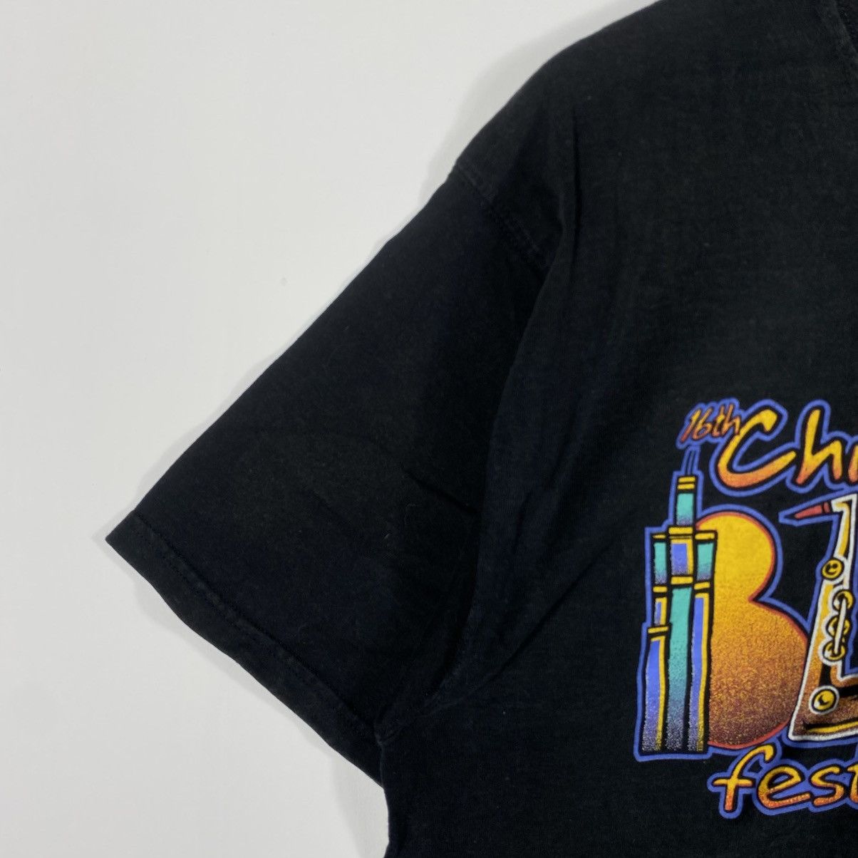 Vintage Vintage 00's 16th CHICAGO BLUES FESTIVAL Graphic Tee Shirt Size US L / EU 52-54 / 3 - 3 Thumbnail