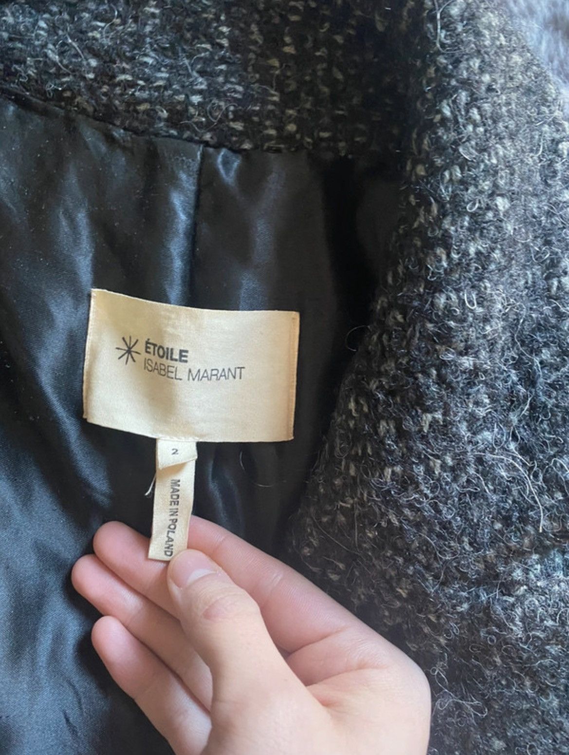 Isabel Marant Etoile Étoile Isabel Marant Oversized Wool Blend Bouclé Coat Size M / US 6-8 / IT 42-44 - 2 Thumbnail