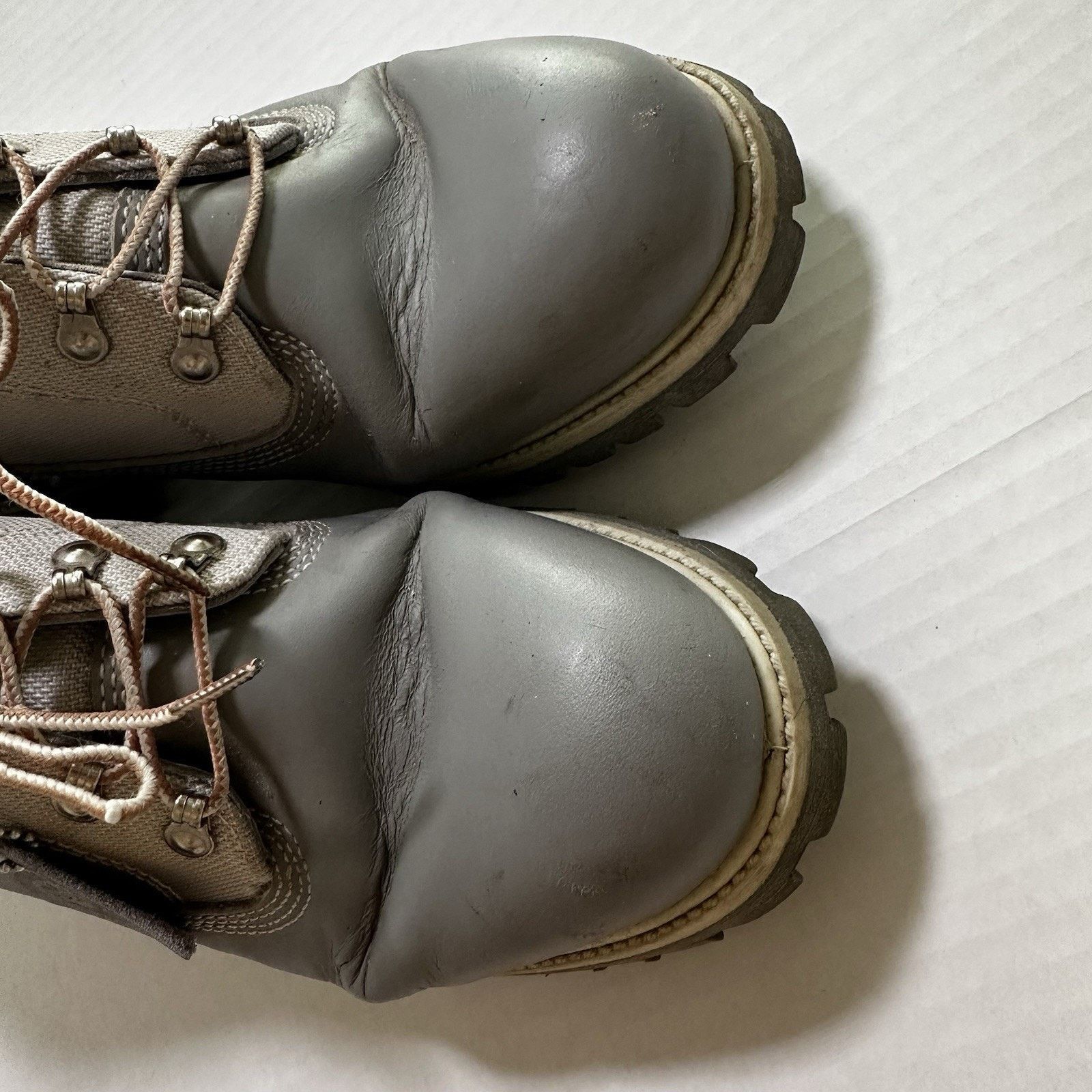 Timberland Timberland Converge Waterproof Gray Leather/Canvas Boots 9M Size US 9 / EU 42 - 5 Thumbnail