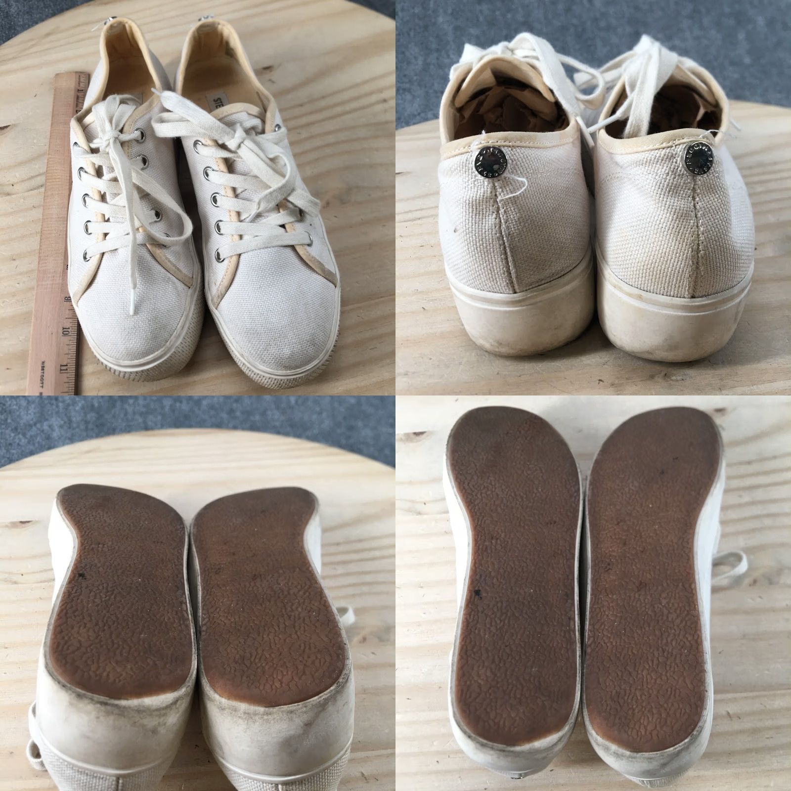 Steve Madden Steve Madden Shoes Womens 8.5 M Elore Casual Sneakers White Low Top Lace Up Size M / US 6-8 / IT 42-44 - 8 Thumbnail