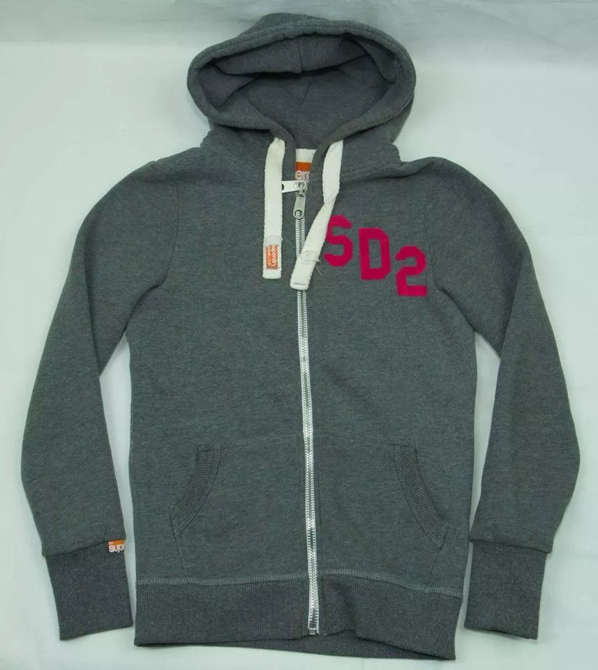 Superdry GIRLS WOMENS SUPERDRY HOODY ZIP SIZE XS VGC - Size XS / US 0-2 / IT 36-38 - 1 Thumbnail