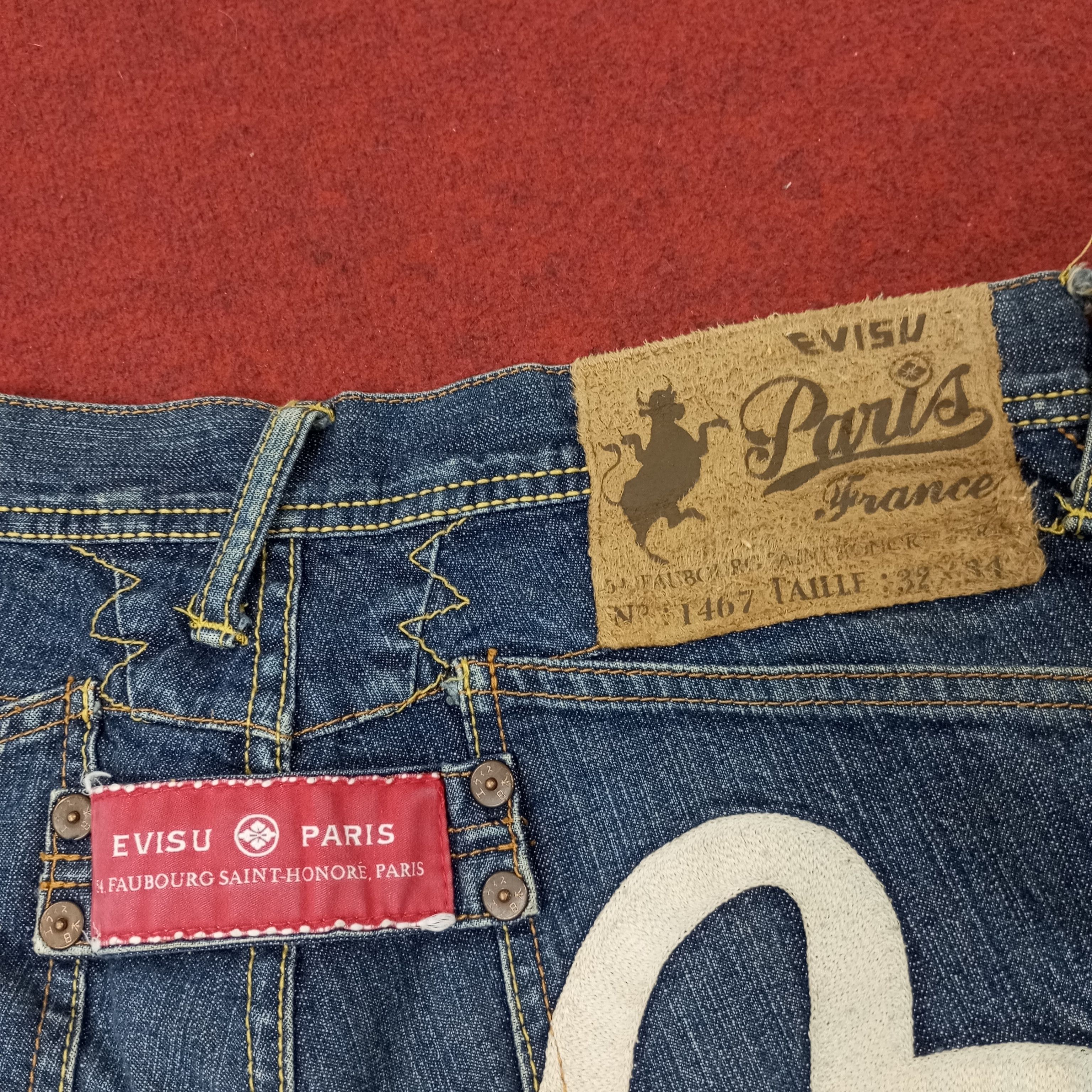 Evisu × Japanese Brand × Vintage Evisu Paris France Streetwear Custom Daicock Jeans c217n10 Size US 30 / EU 46 - 14 Thumbnail