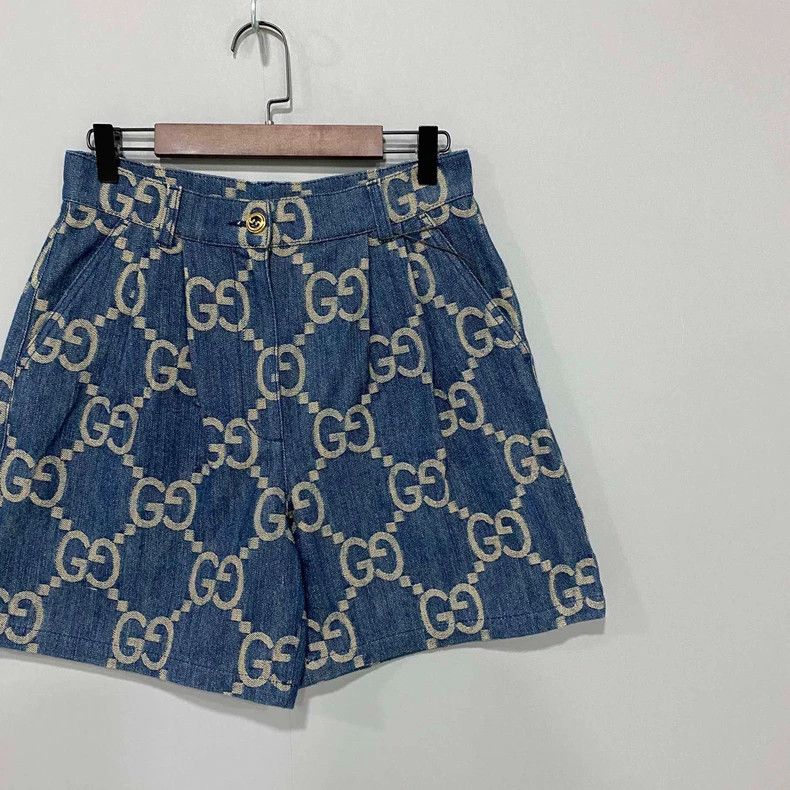 Gucci Gucci Denim denim full-print shorts 2506-Nextarrow Size 42" / US 20 - 2 Thumbnail