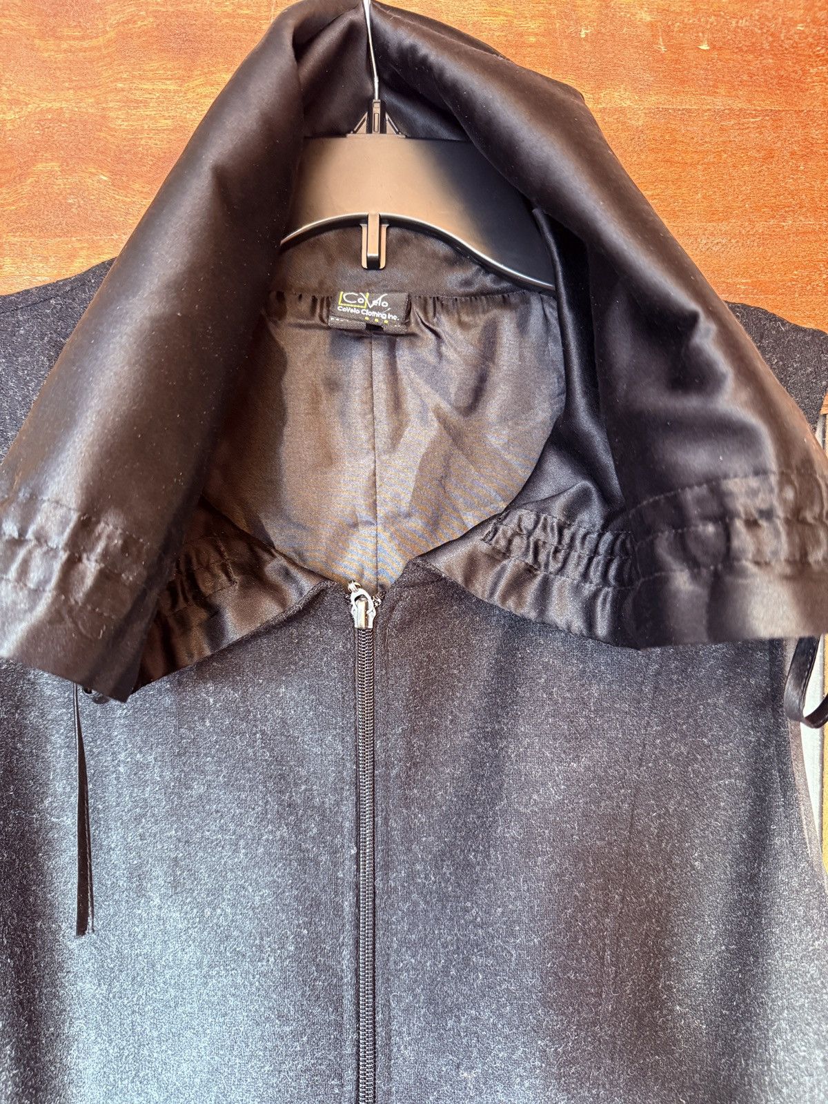 Other CoVelo Clothing Poppy Black Wool Sleeveless Jacket Vest Size L / US 10 / IT 46 - 4 Thumbnail