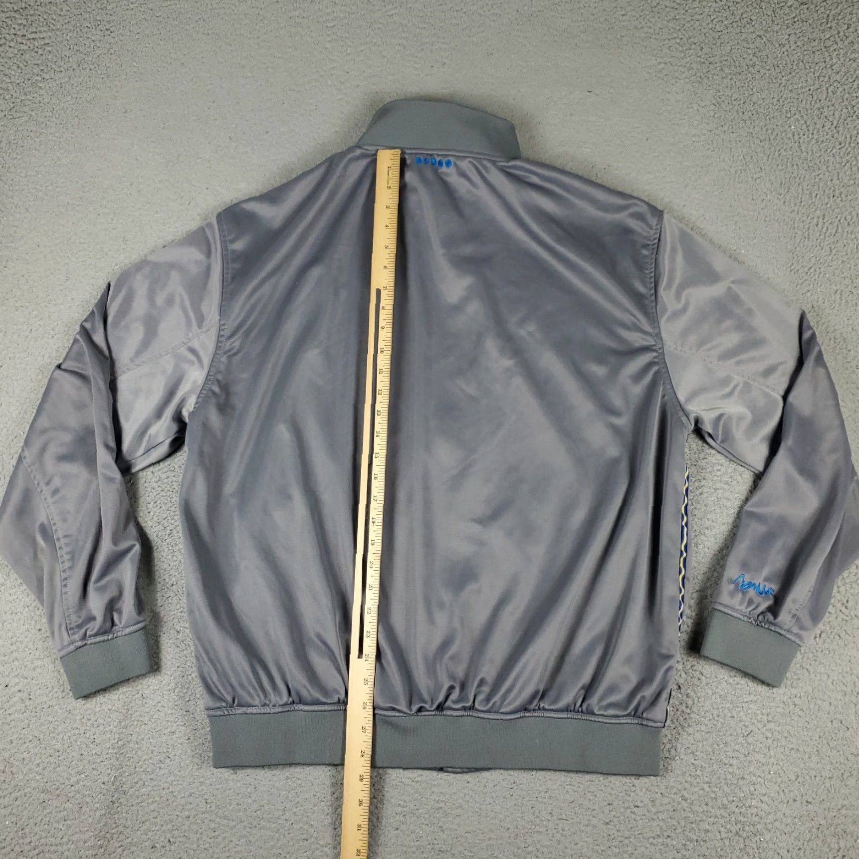 Coogi COOGI Jacket Mens 2XL Gray Full Zip Up Track Sweater Sweatshirt Size US XXL / EU 58 / 5 - 6 Thumbnail