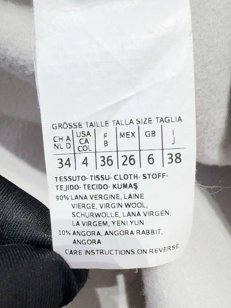 Max Mara Max Mara Wool Rabbit Hair Material High Grade Grey Size S / US 4 / IT 40 - 4 Thumbnail