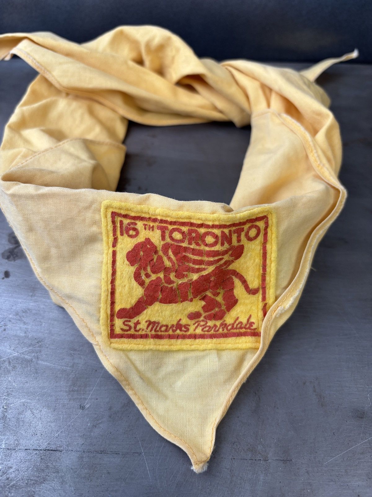 Vintage True Vintage Scouts Neckercheif Cotton Triangle Scarf Ascot Size ONE SIZE - 8 Thumbnail