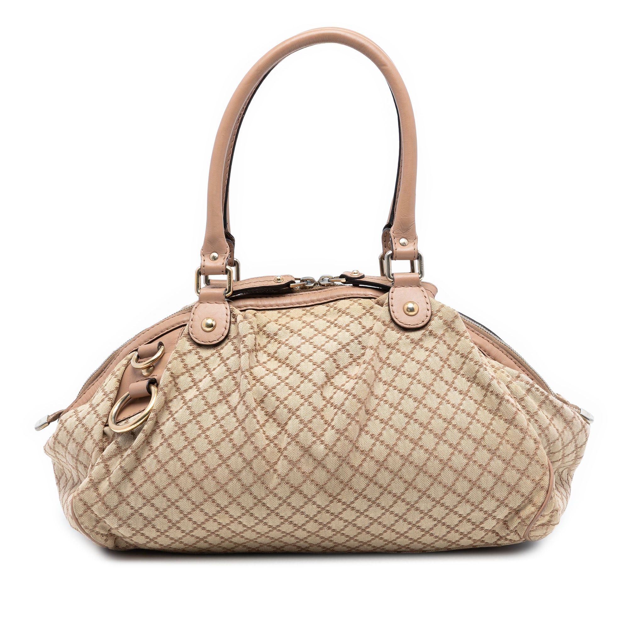 Gucci Diamante Canvas Sukey Satchel Size ONE SIZE - 1 Thumbnail