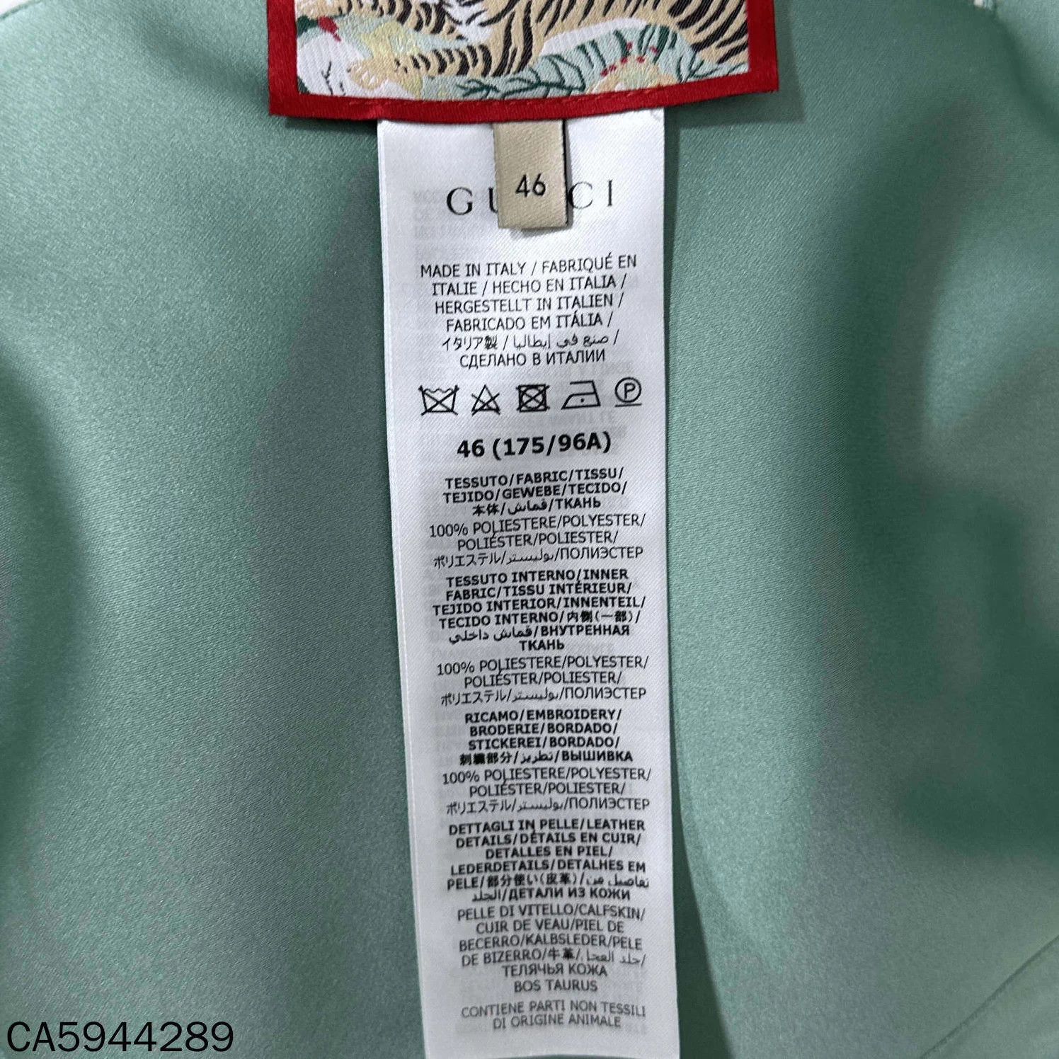 Gucci GUCCI Tiger Year 2-sided 99 New Men's 46 Jacket Size XL / US 12-14 / IT 48-50 - 8 Thumbnail