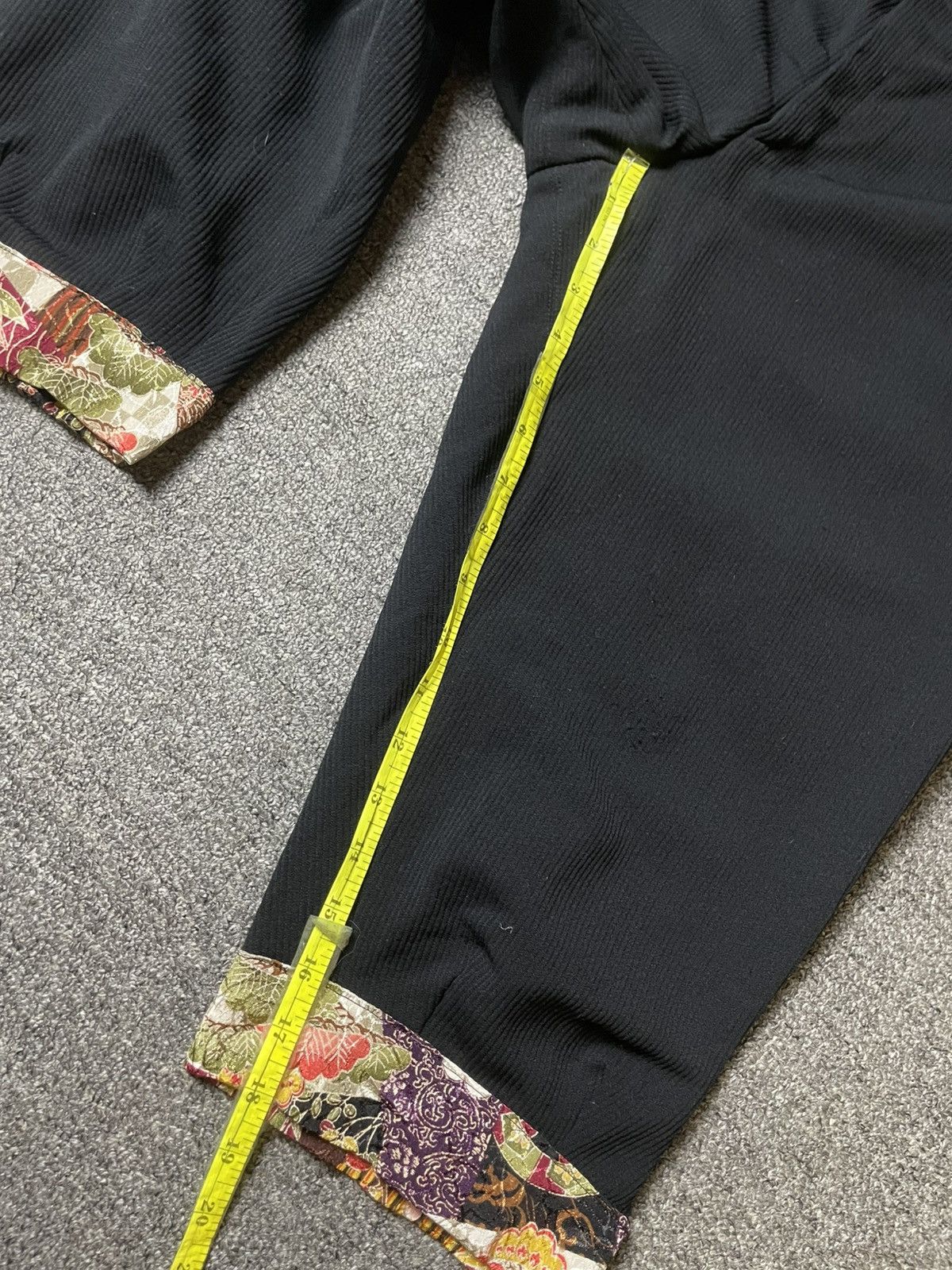 Japanese Brand × Vintage LISCH CREATION Brand Ribbed Crop Pants (112) Size US 30 / EU 46 - 5 Thumbnail