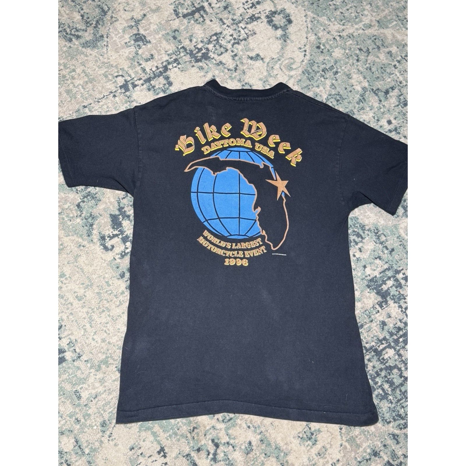 Anvil Vintage 55th Annual 1996 Bike Week Daytona Beach Motorcycle Size US XL / EU 56 / 4 - 4 Thumbnail