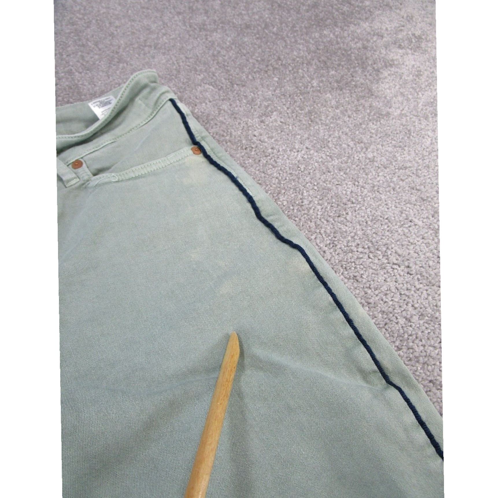 Vineyard Vines Vineyard Vines Womens High Rise Kick Flare Jeans 29 Light Green Denim Size 29" - 4 Thumbnail