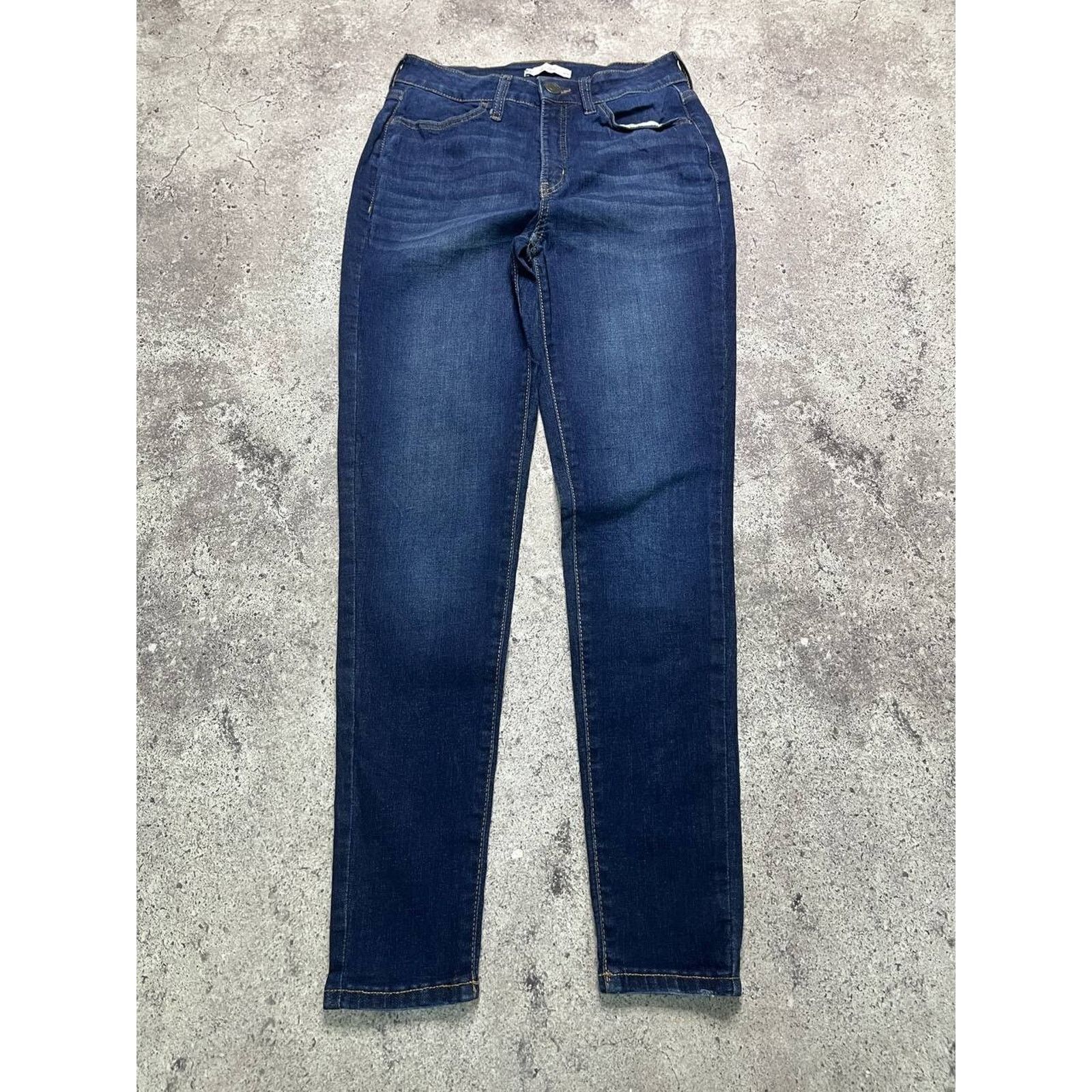 Japanese Brand Vintage SO High Rise Curvy Dark Wash Skinny Jeans Size 28W Size 28" / US 6 / IT 42 - 1 Thumbnail