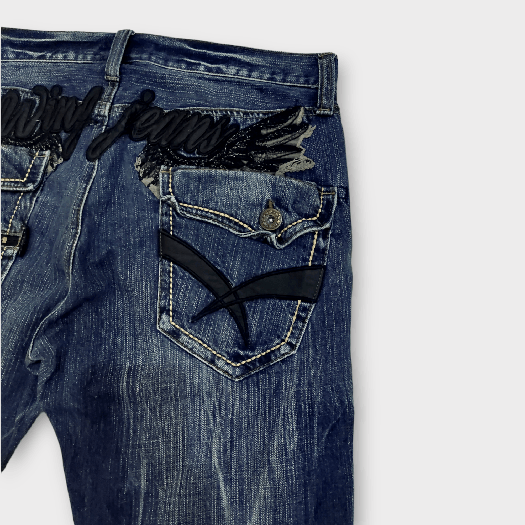 Vintage Anti Label Seditionaries Flare Denim Size US 32 / EU 48 - 11 Thumbnail
