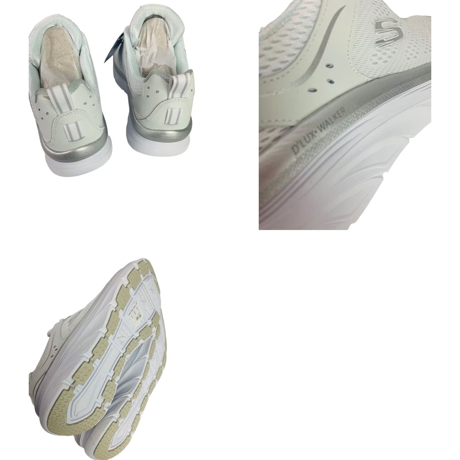 SKECHERS SKECHERS D'Lux Walker Sneaker White Memory Foam 10M Men Shoes Size US 10 / EU 43 - 8 Thumbnail