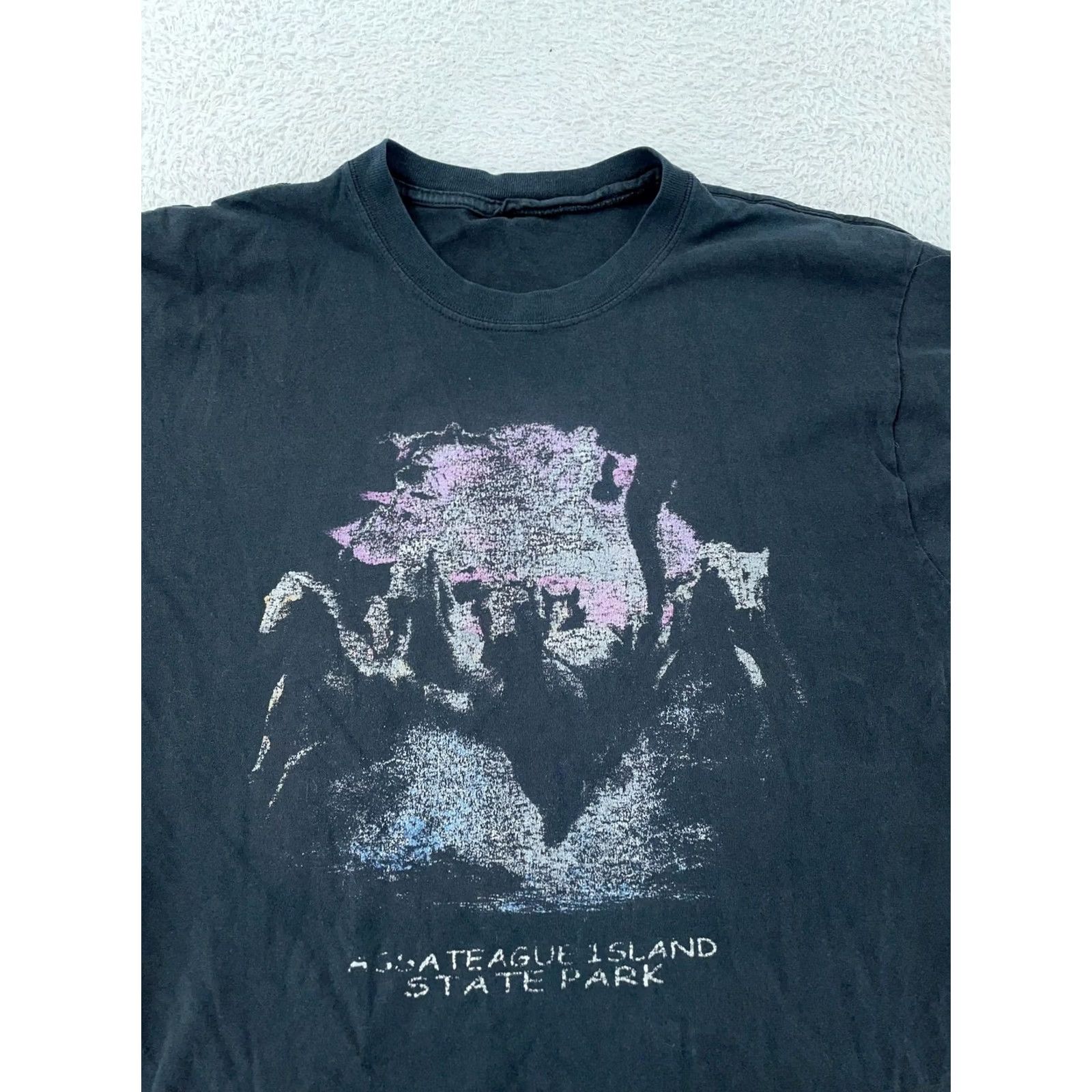 Vintage VINTAGE Assateague Island State Park Shirt Mens Large Black Wild Horses Tee Size US L / EU 52-54 / 3 - 2 Thumbnail