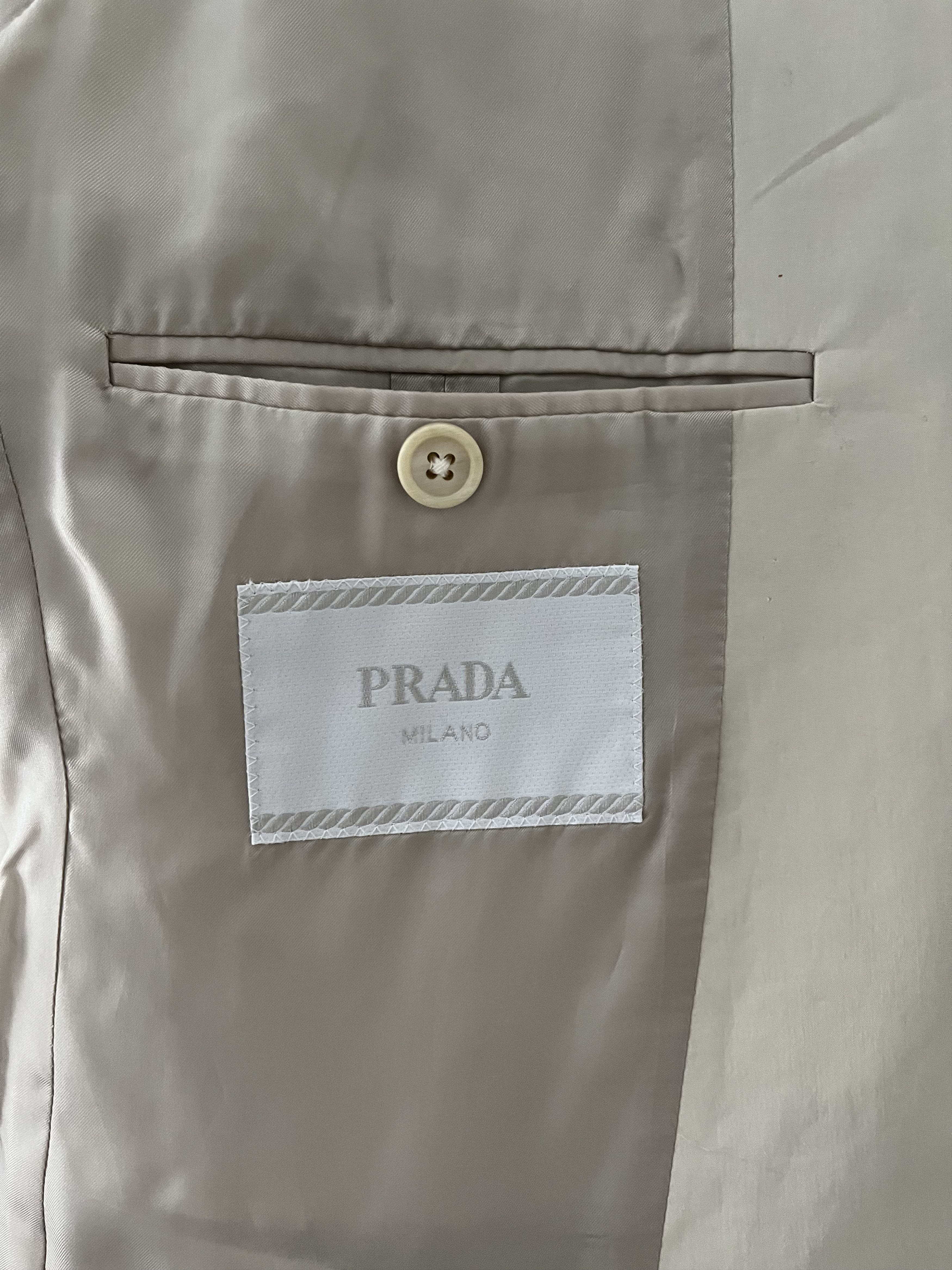 Prada Prada jacket, new with tag, ivory, IT 52 Size 52R - 8 Thumbnail