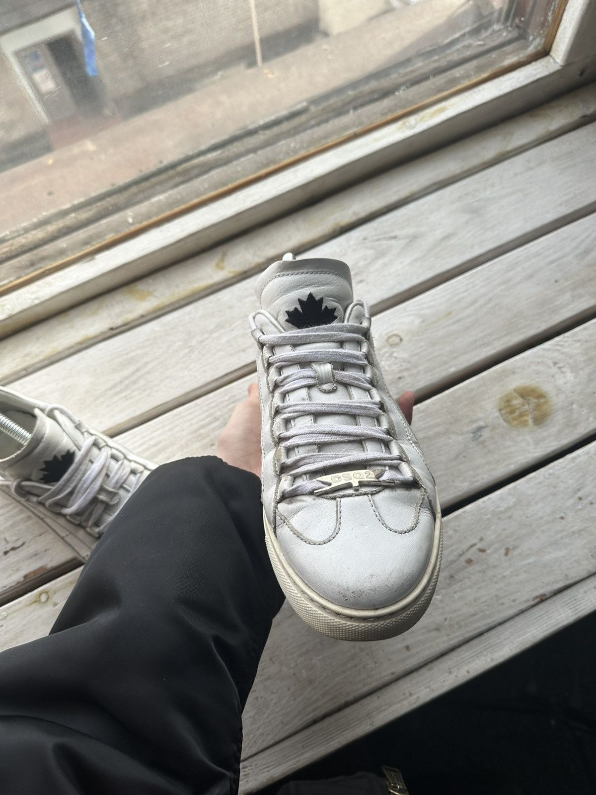 Dsquared2 × Vintage 🚨Vintage DSQUARED D2 Born To Rebel Italian Designer Sneakers Size US 8 / EU 41 - 8 Thumbnail